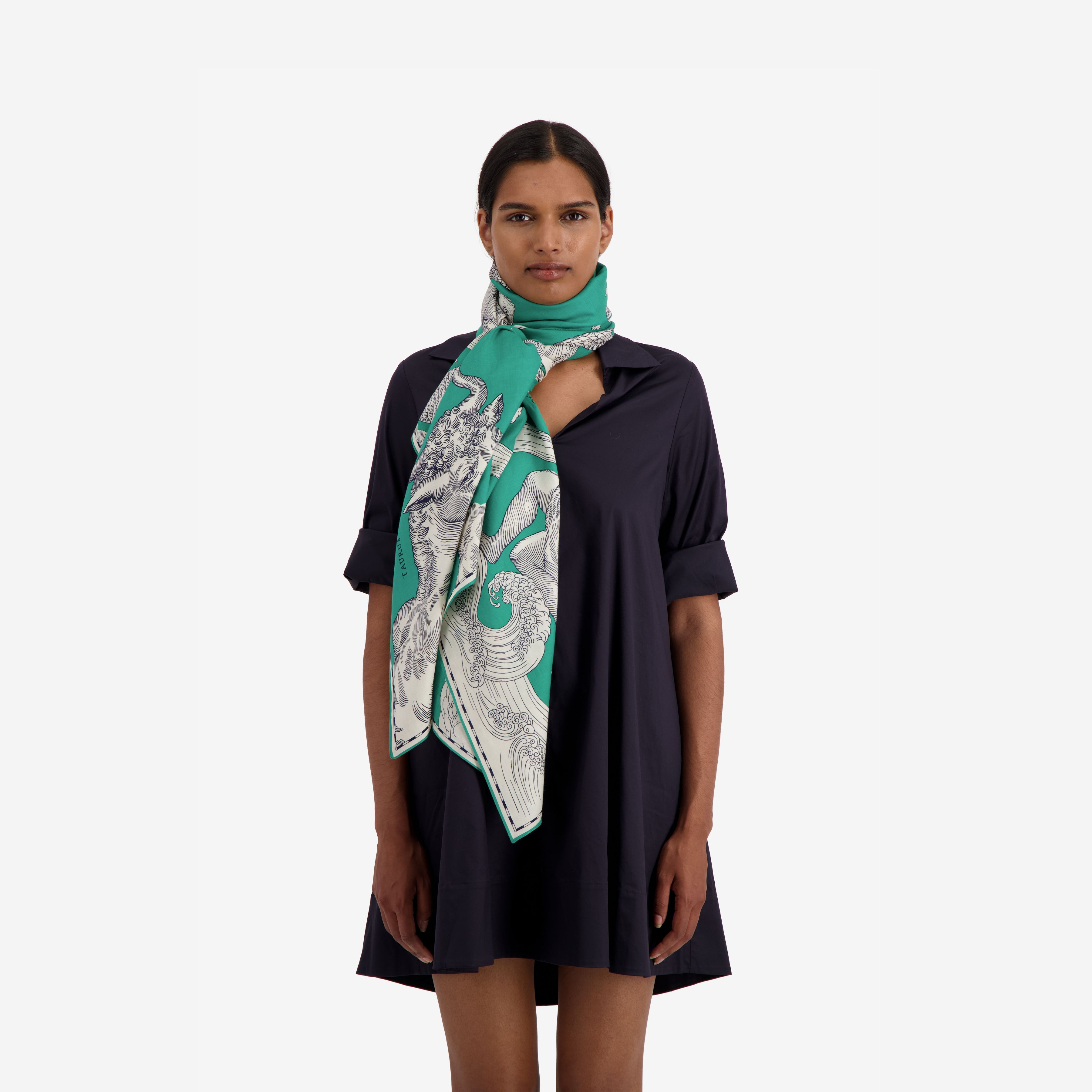 Scarf 100 - Astrologie - Green