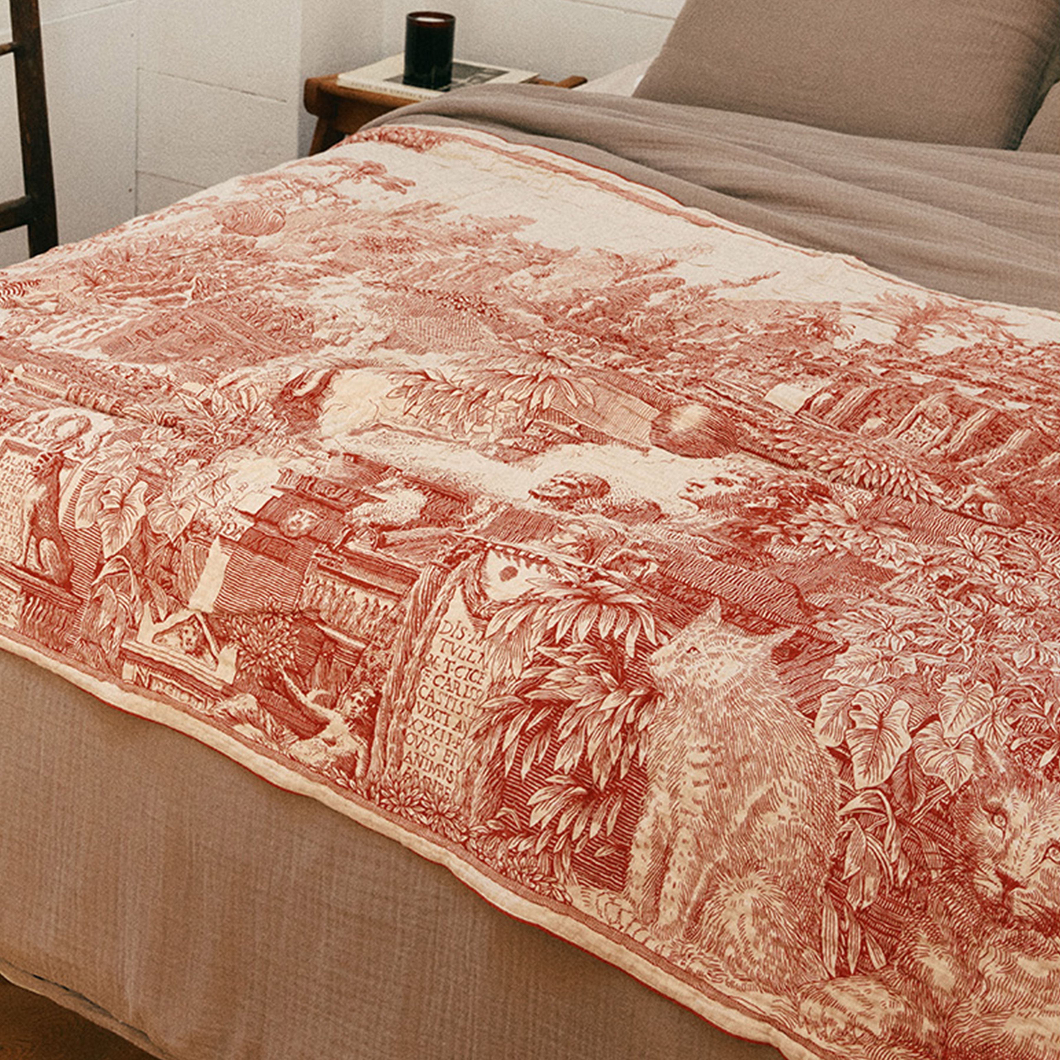 Piumone trapuntato 140 - Piranesi - Rosso