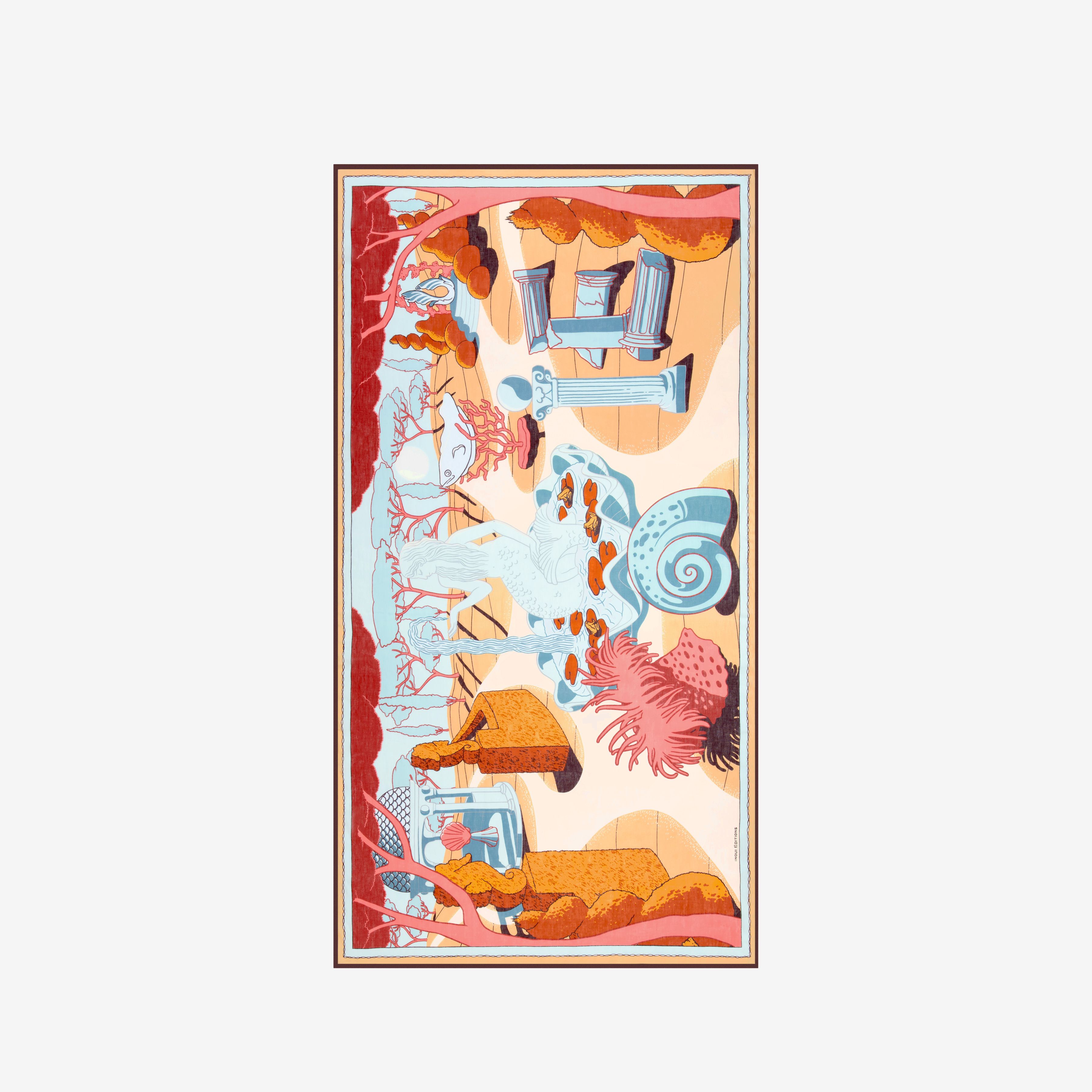 Scarf 100 - Jardin - Coral