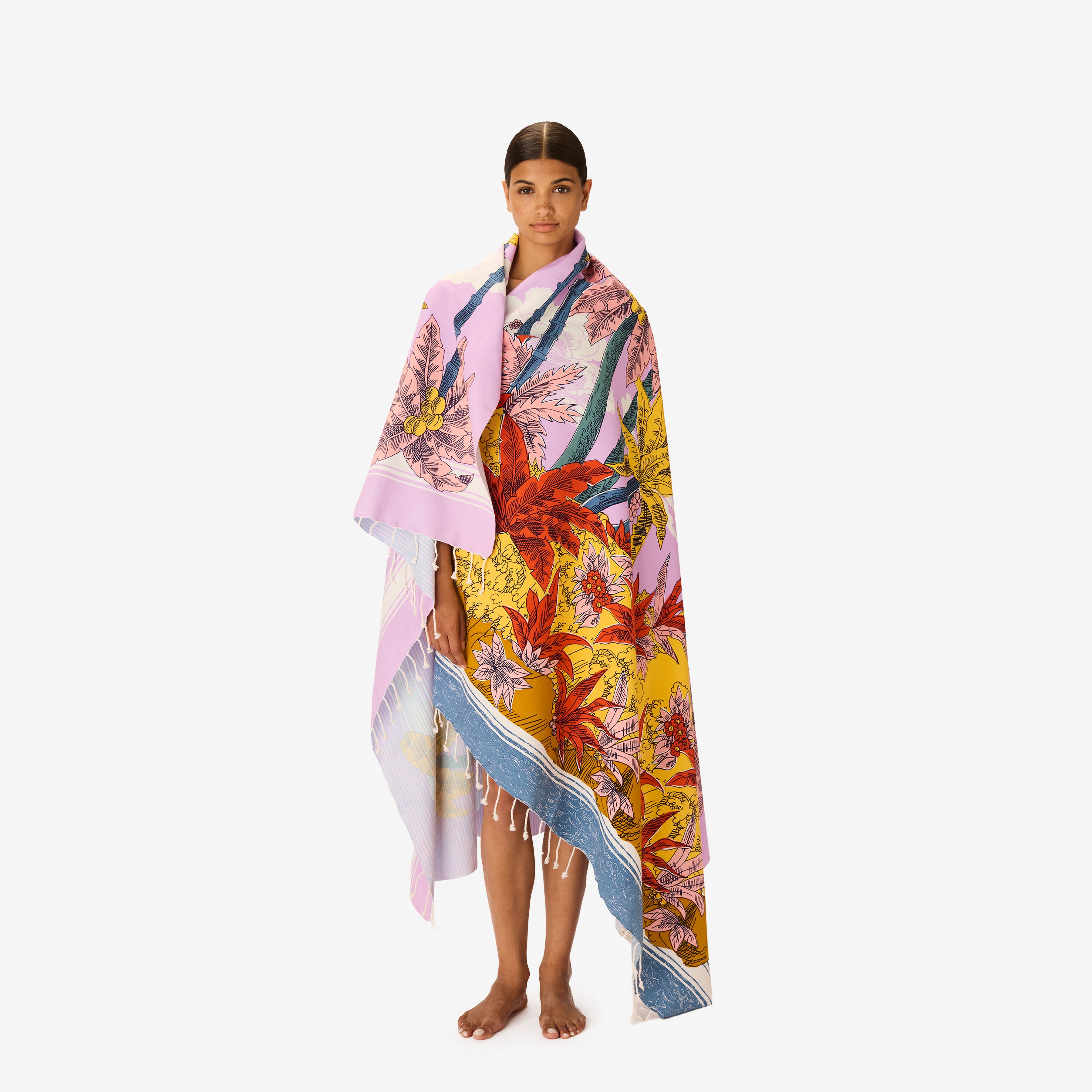 Fouta Handtuch  140 - Robinson - Violett