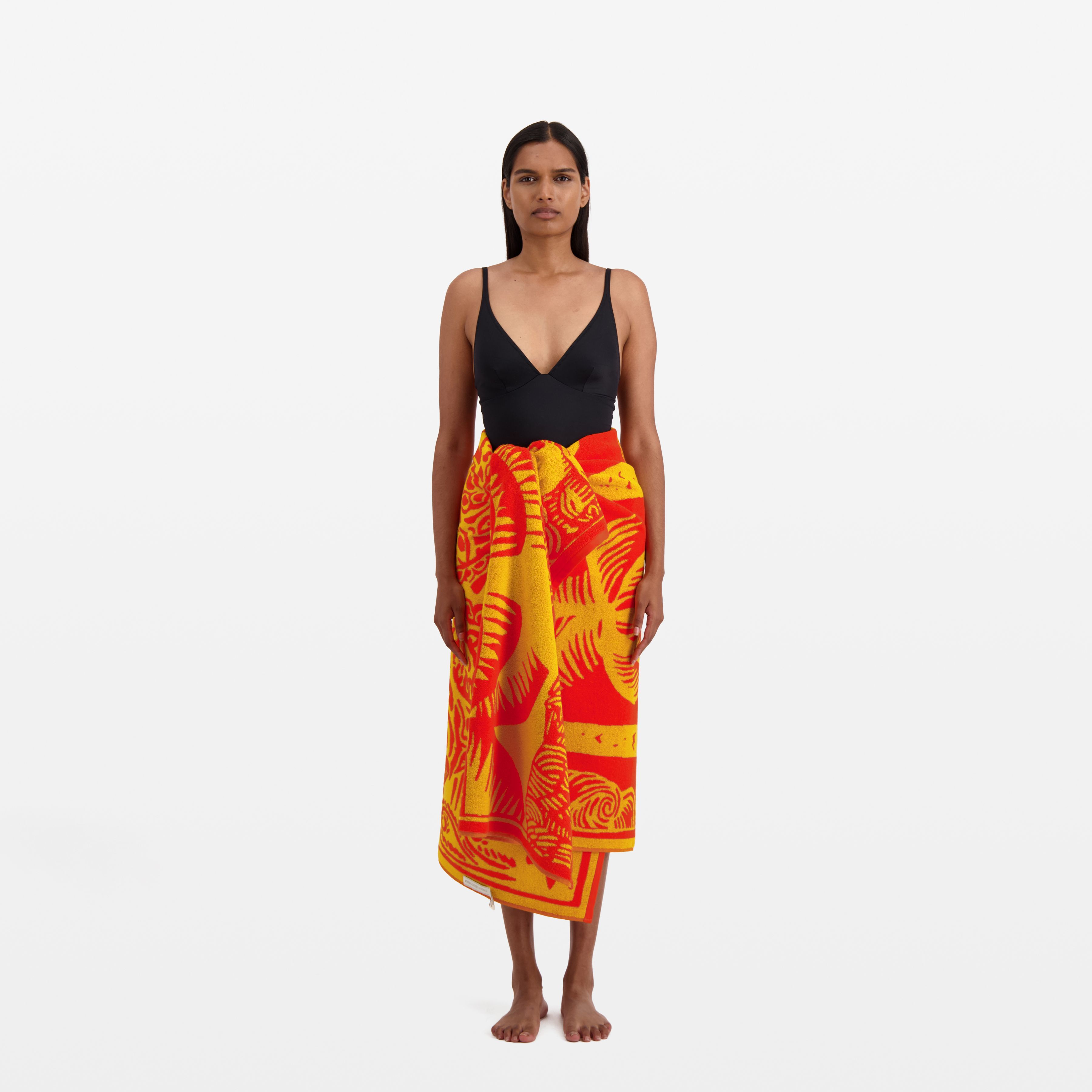 Beach Towel - Poulpe - Orange