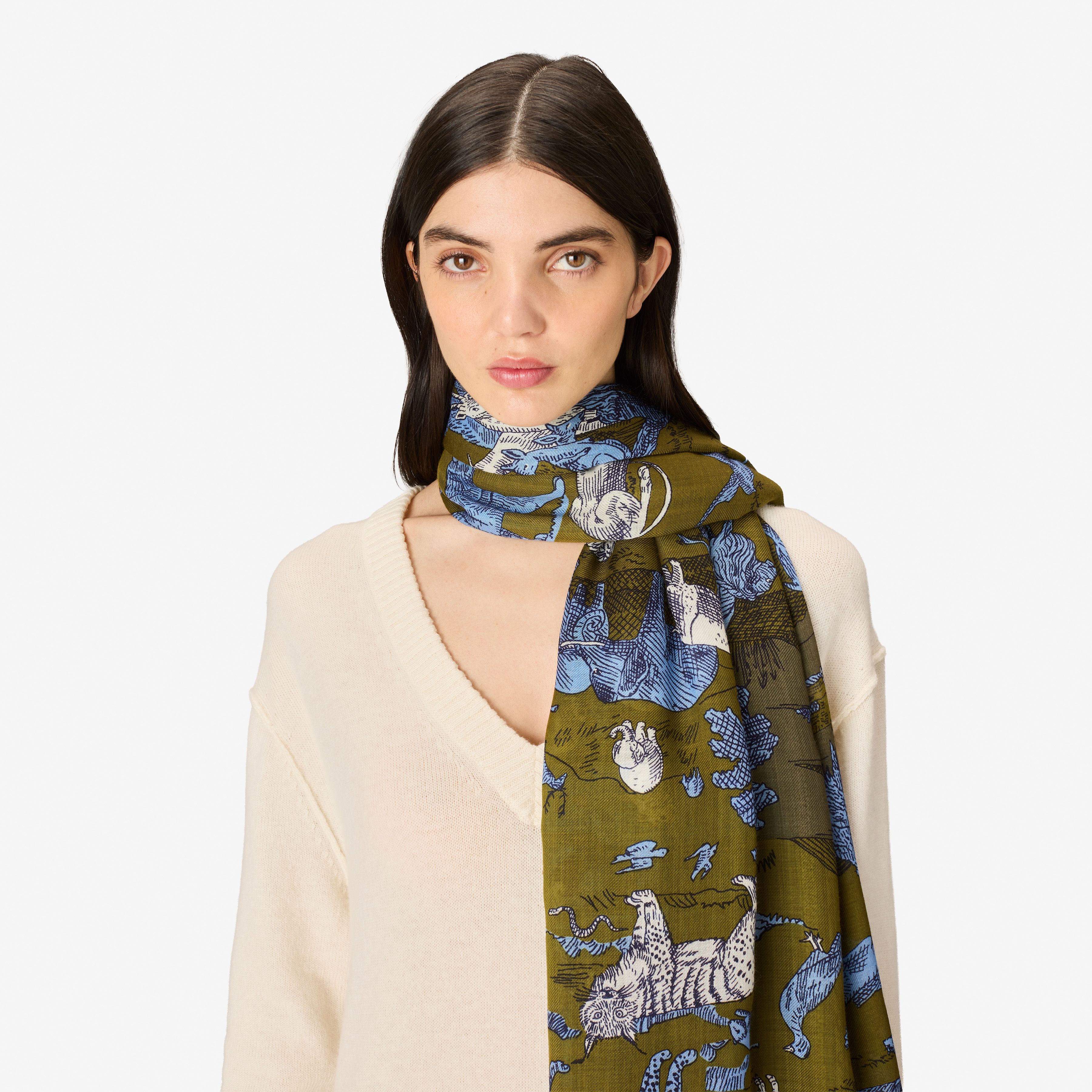 Scarf 130 - Reverie - Khaki
