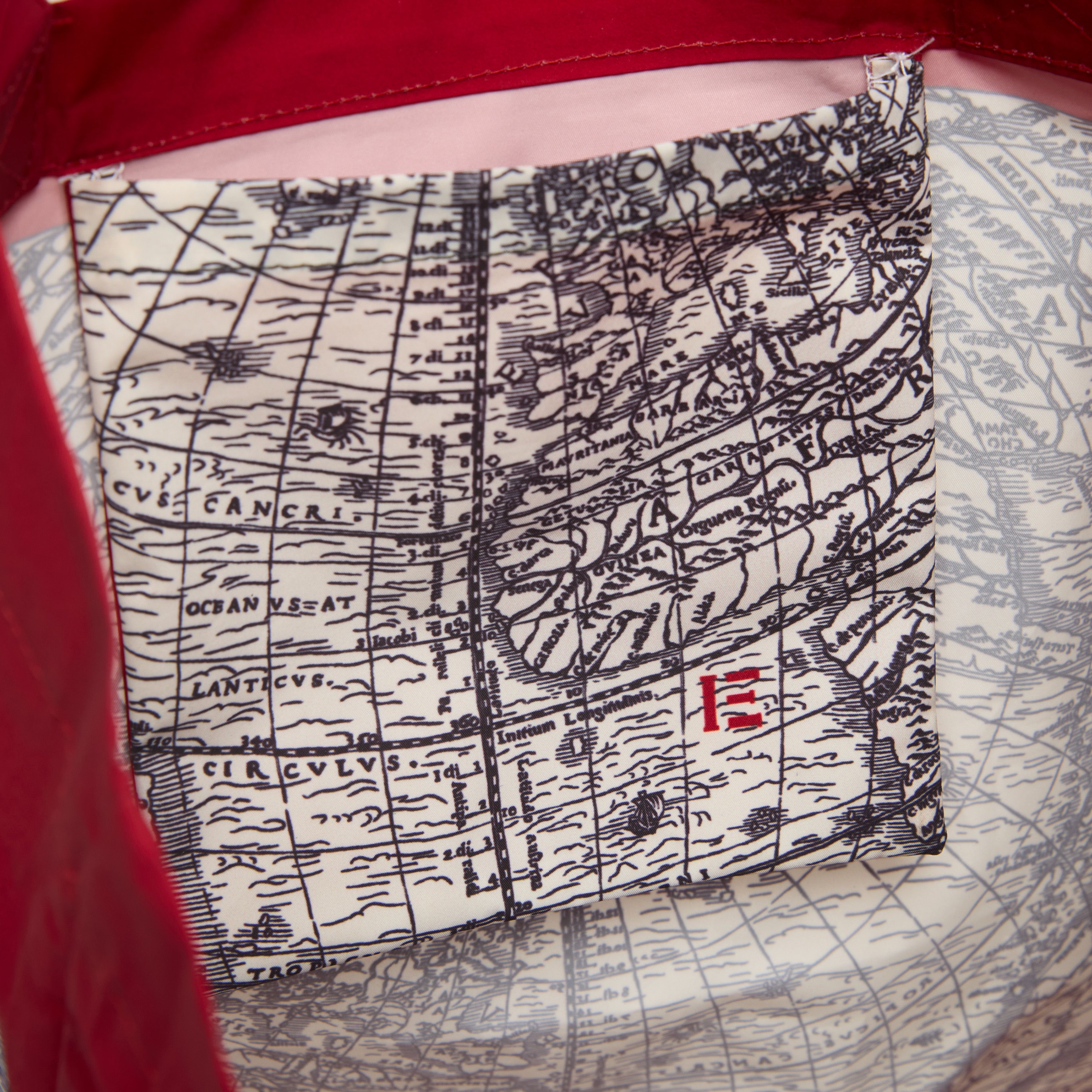 Bolso Shopper - Mappemonde - Rojo