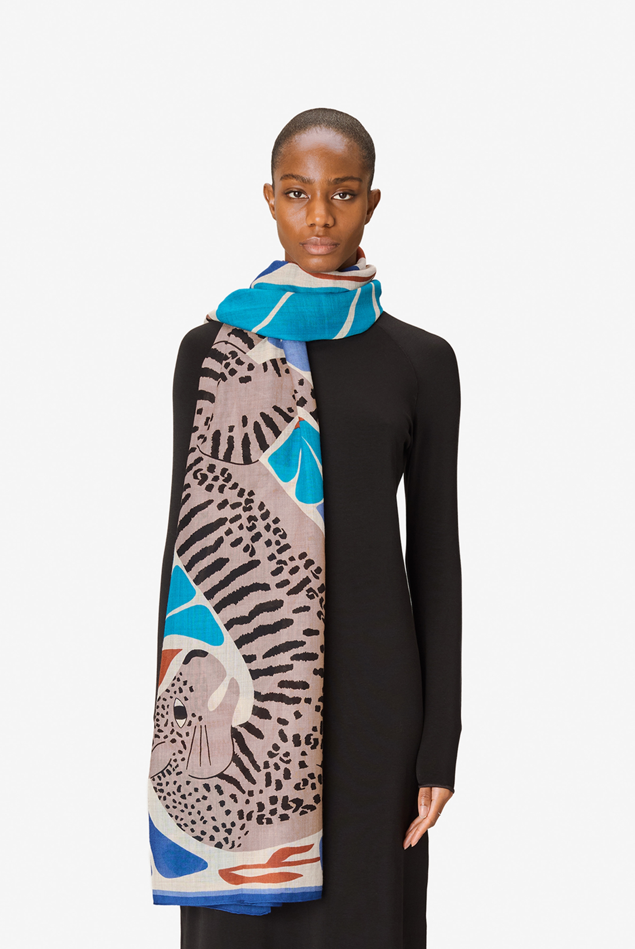 Scarf 100 - Panteo - Blue