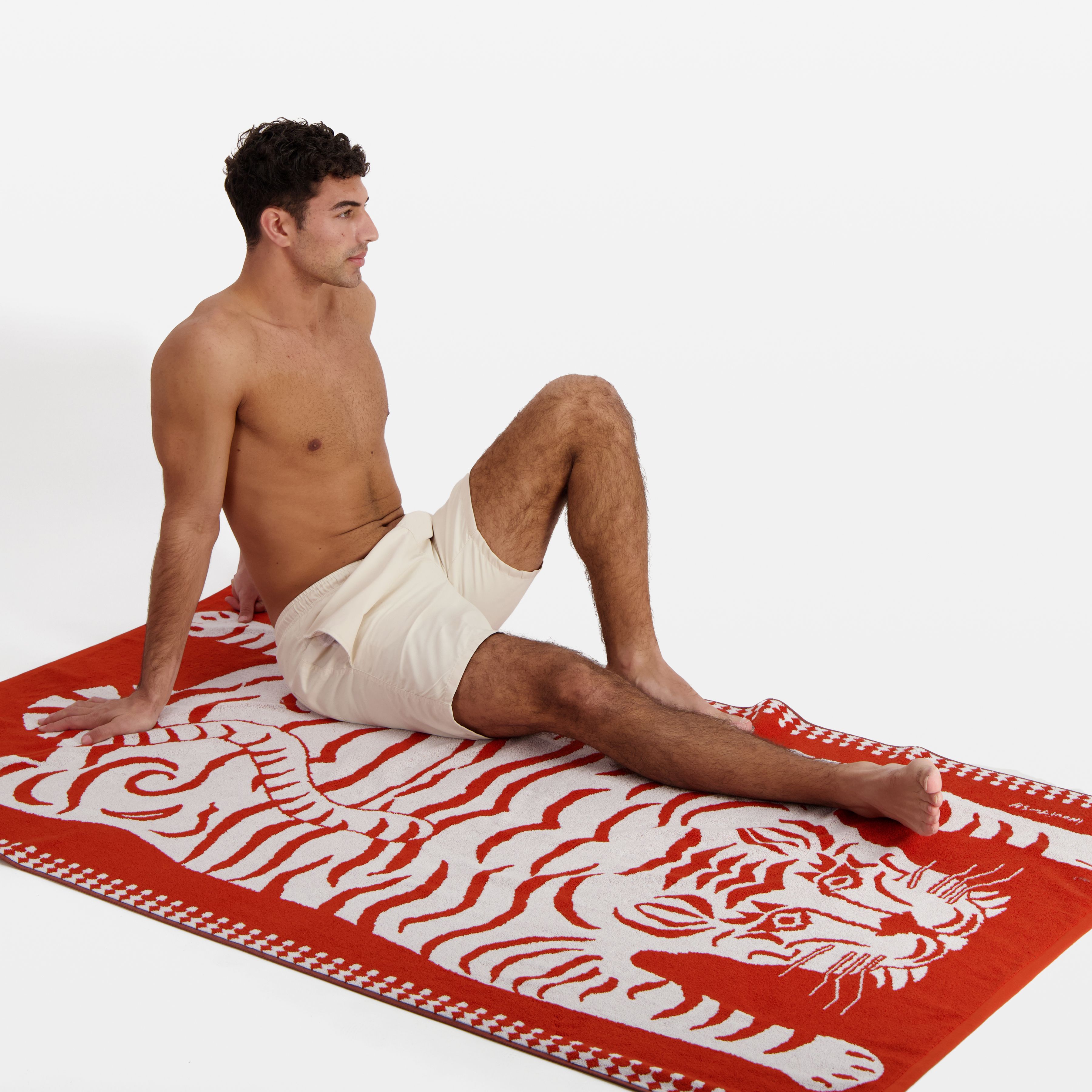 Serviette de Plage - Todd - Rouge