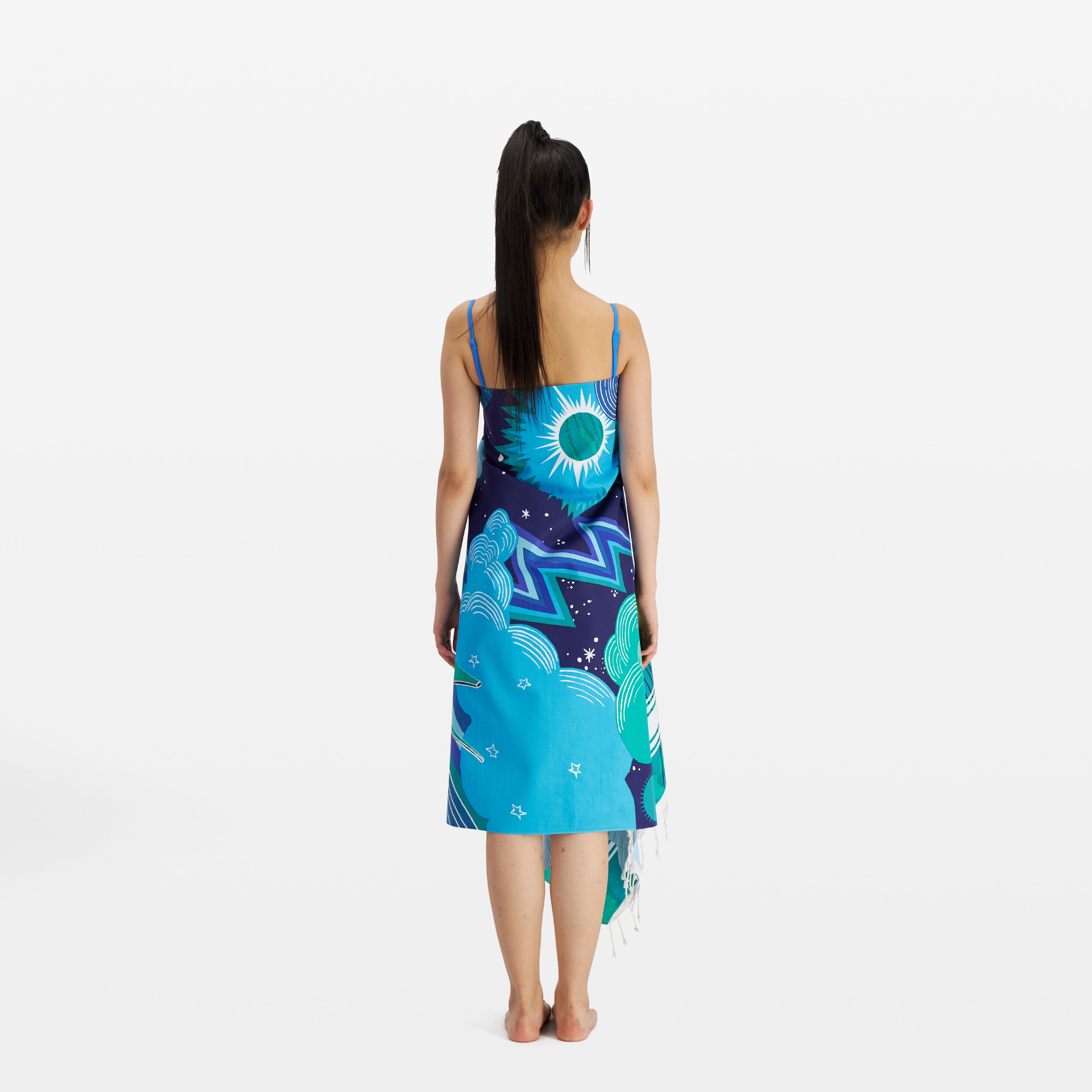 Fouta 100 - Boom - Bleu Turquoise