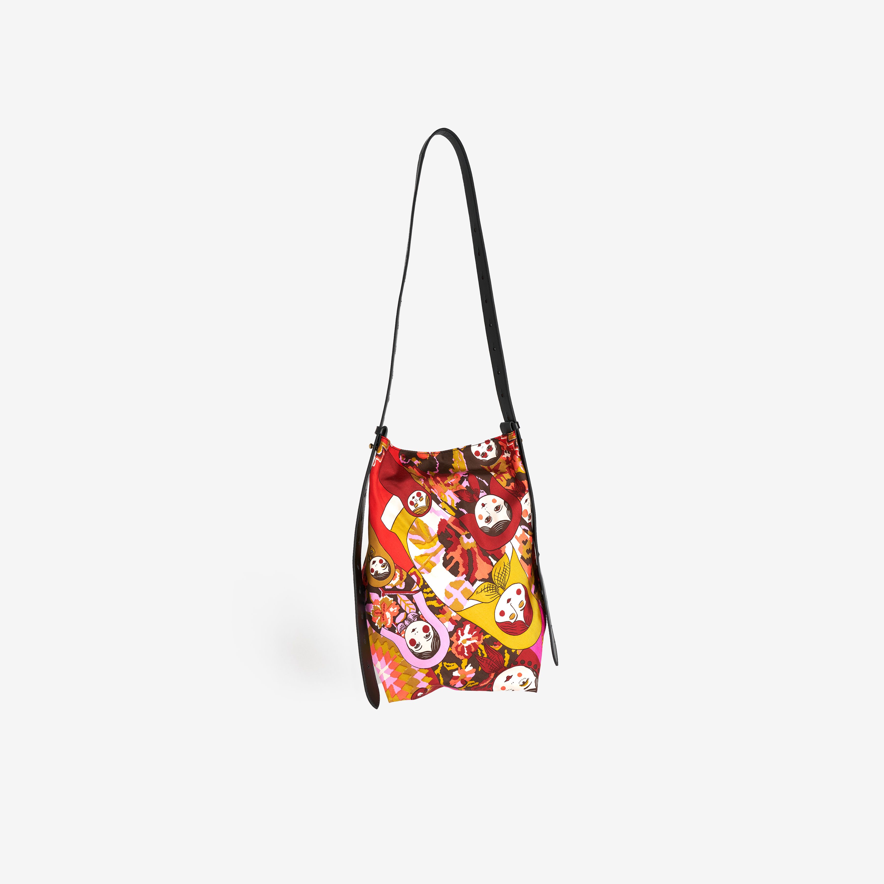 Sac Foulard S - Matriochka - Rose