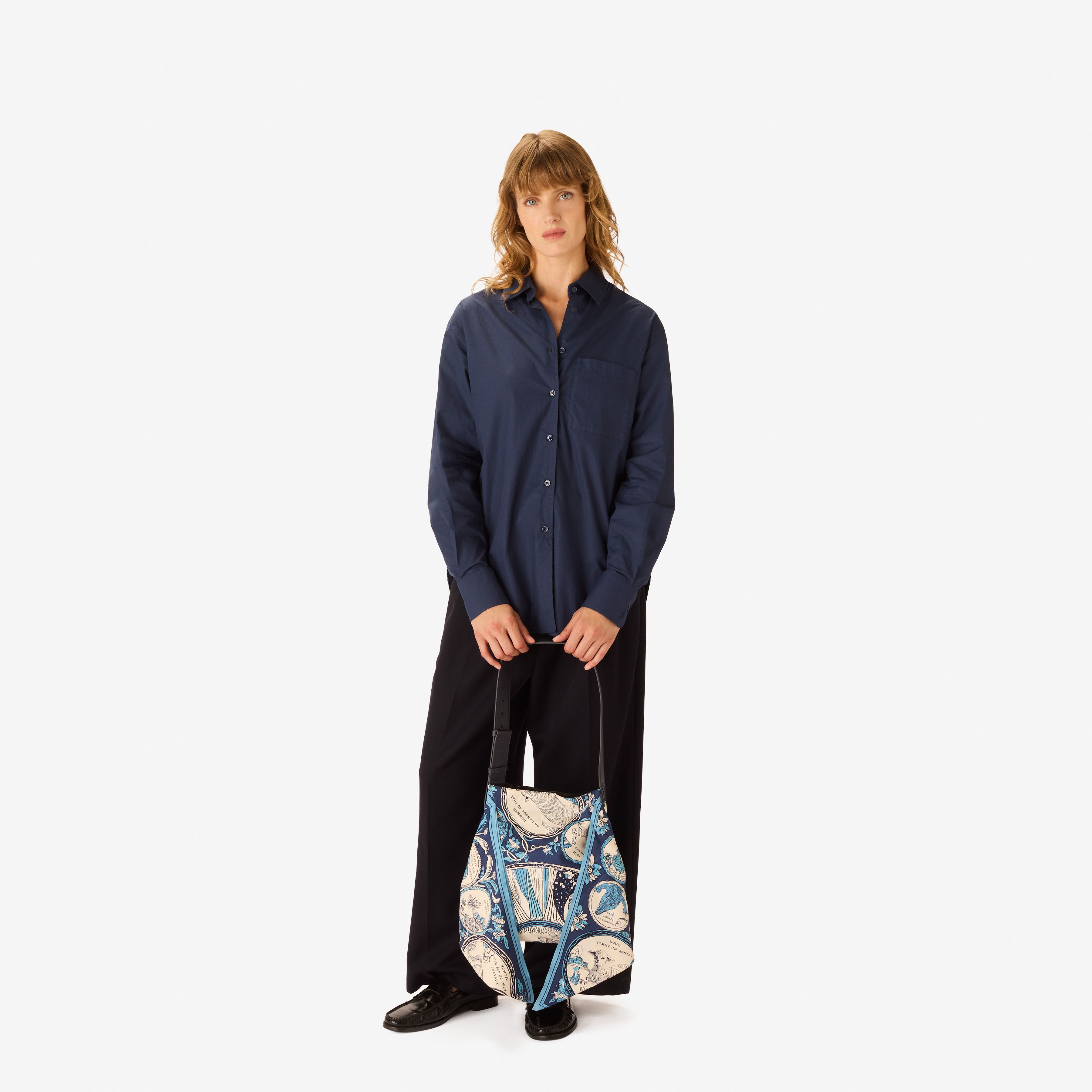 Schal Tasche - Chance Inoui - Marineblau