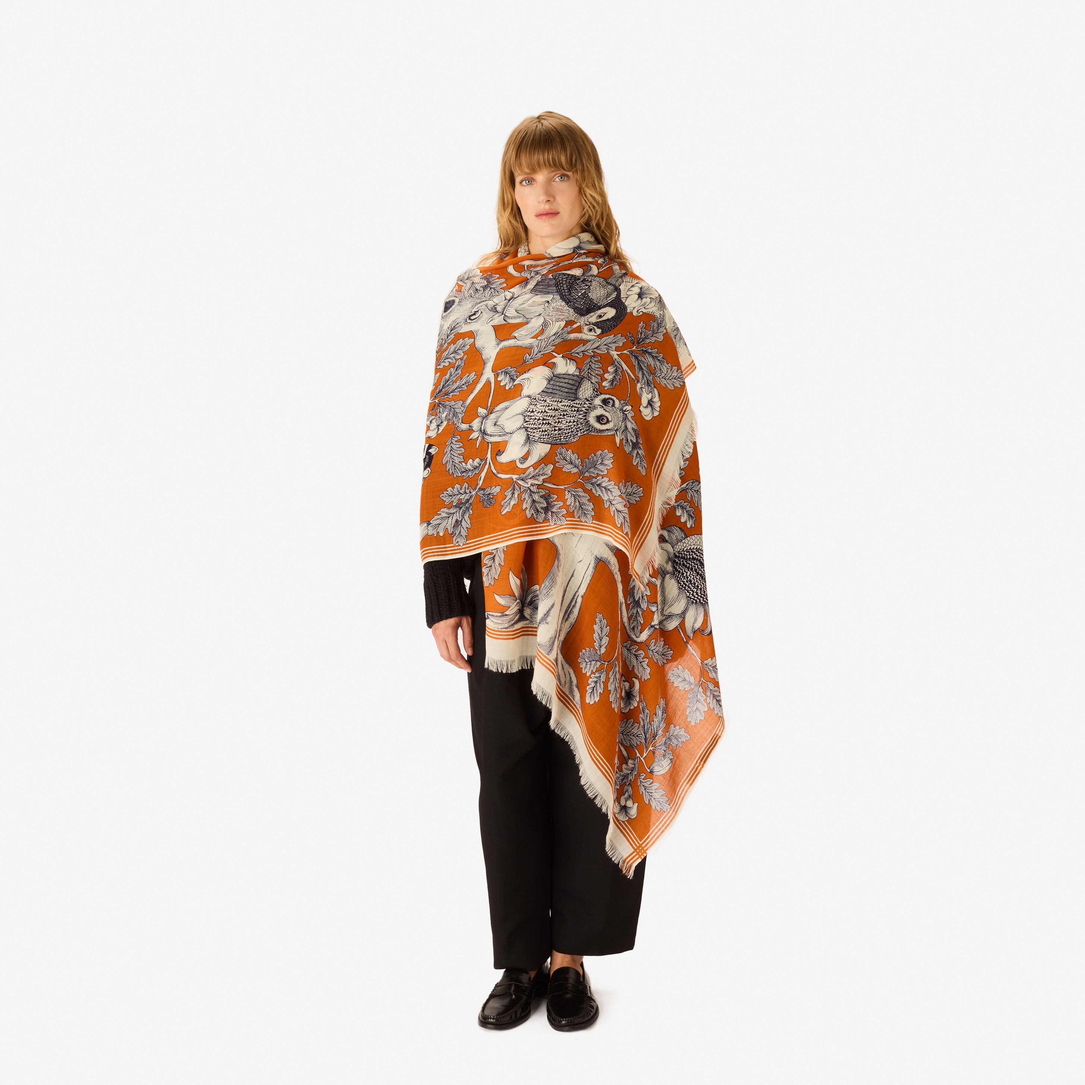 Scarf 100 - Archimede - Orange