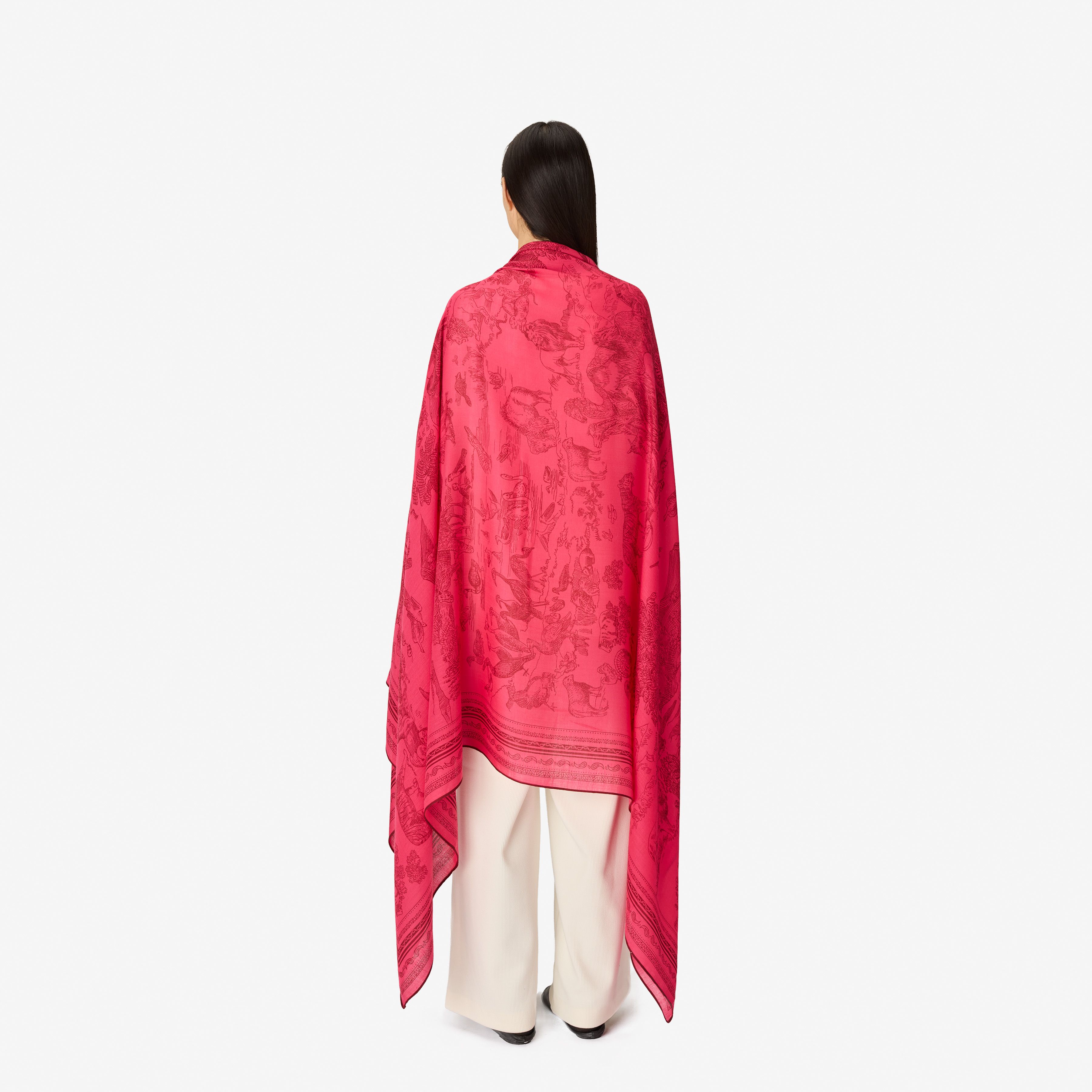 Scarf 130 - Reverie - Fuchsia