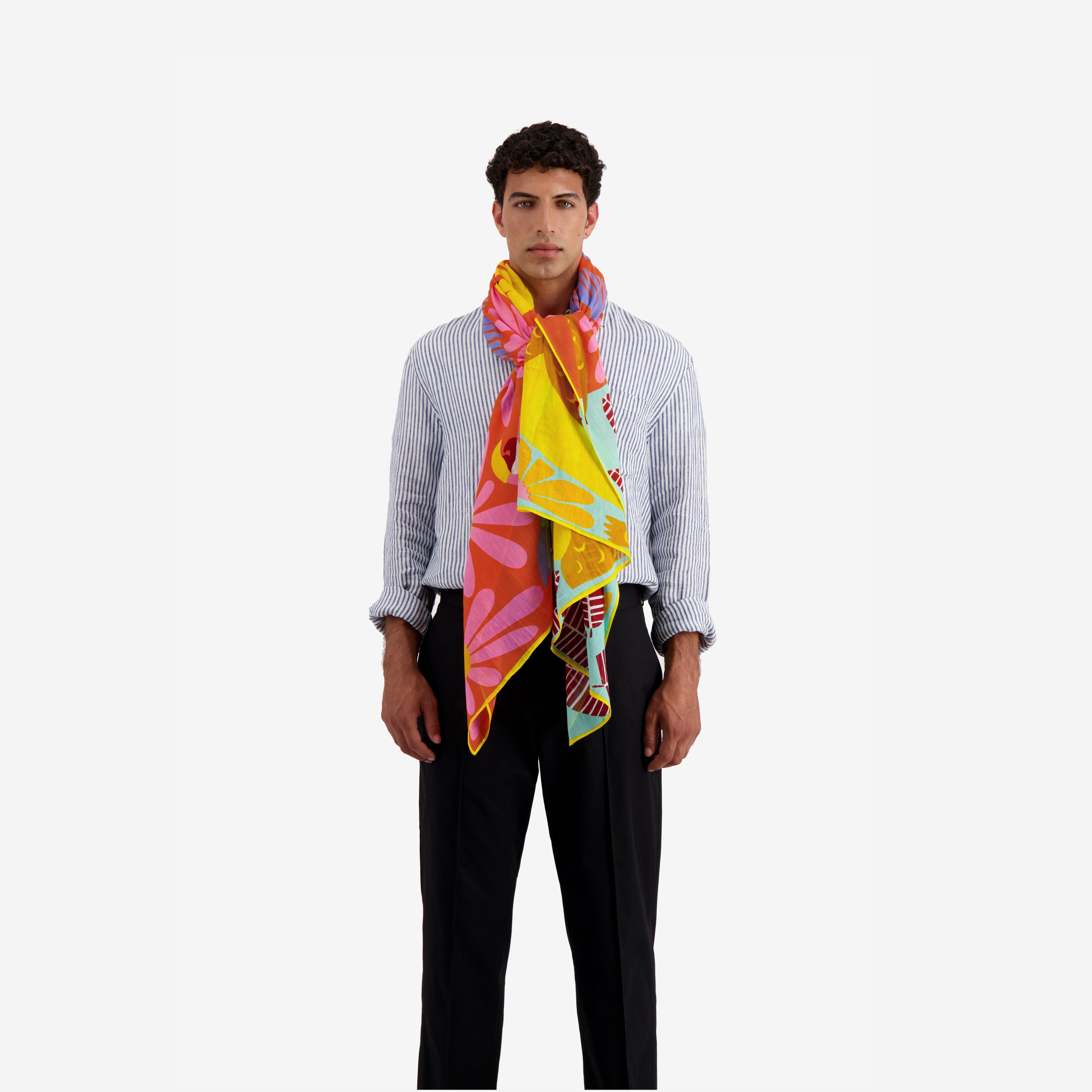 Scarf 100 - Mangrove - Pastel