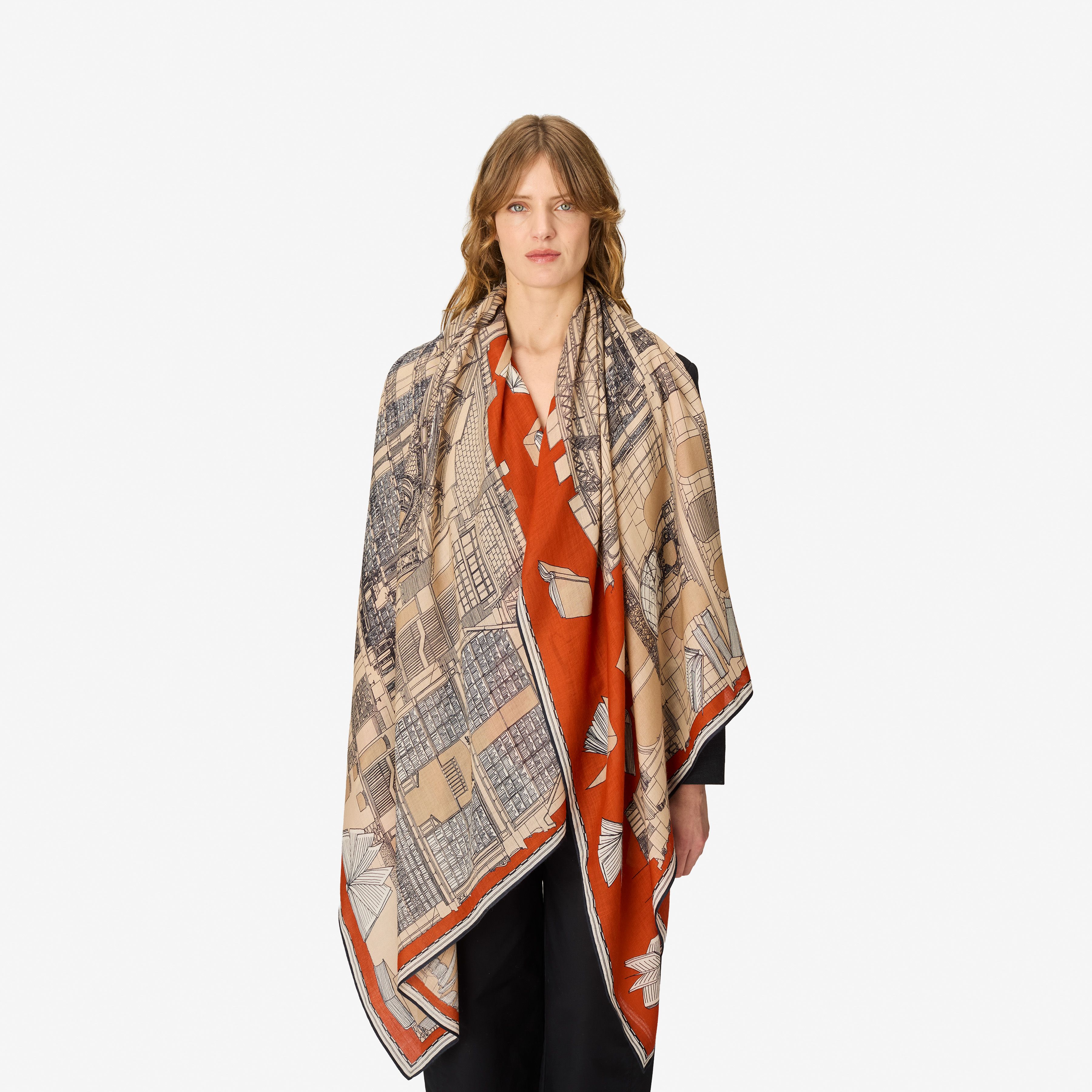 Scarf 100 - Vivienne - Orange