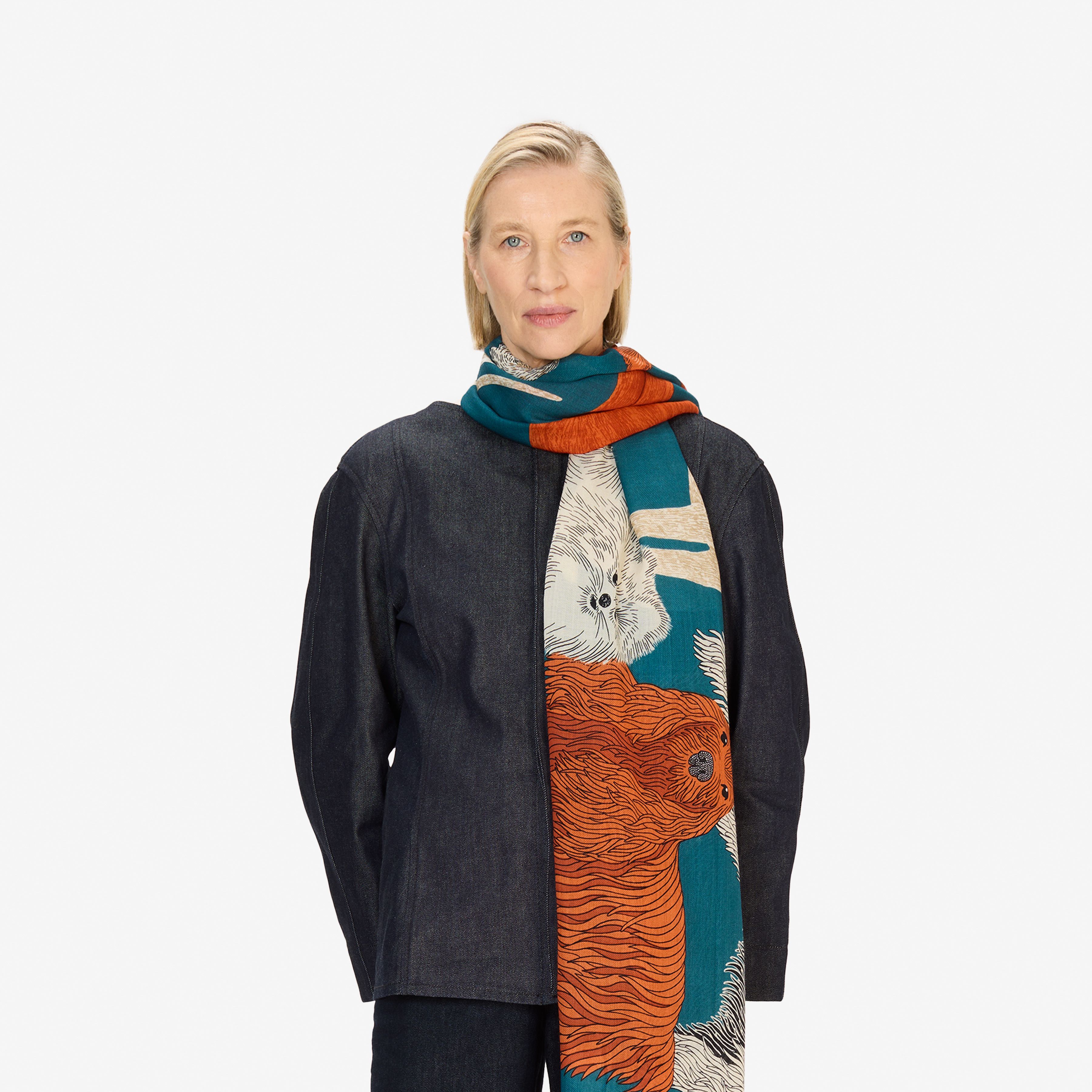 Scarf 100 - Toutou - Duck Blue