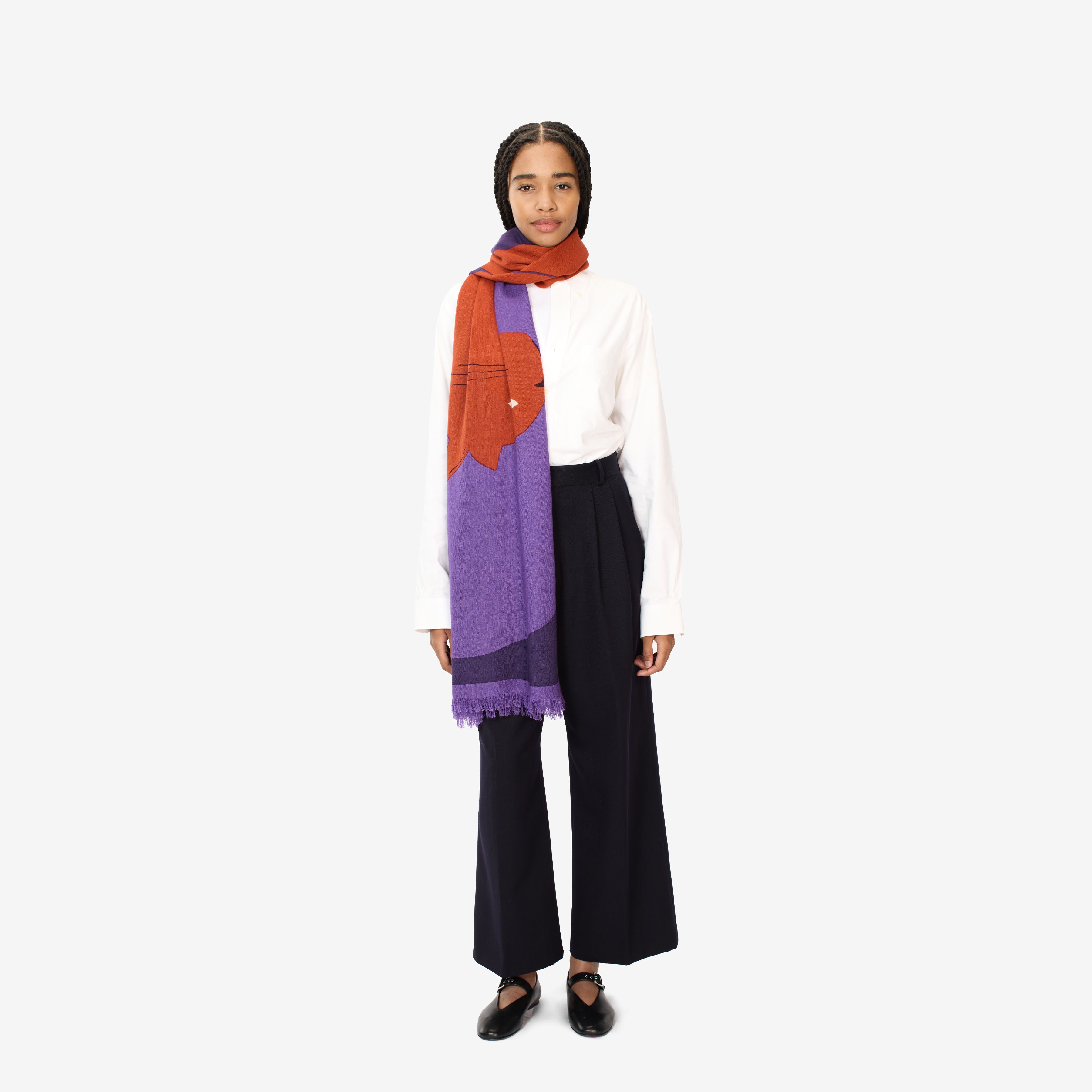 Scarf 100 - Amour - Purple