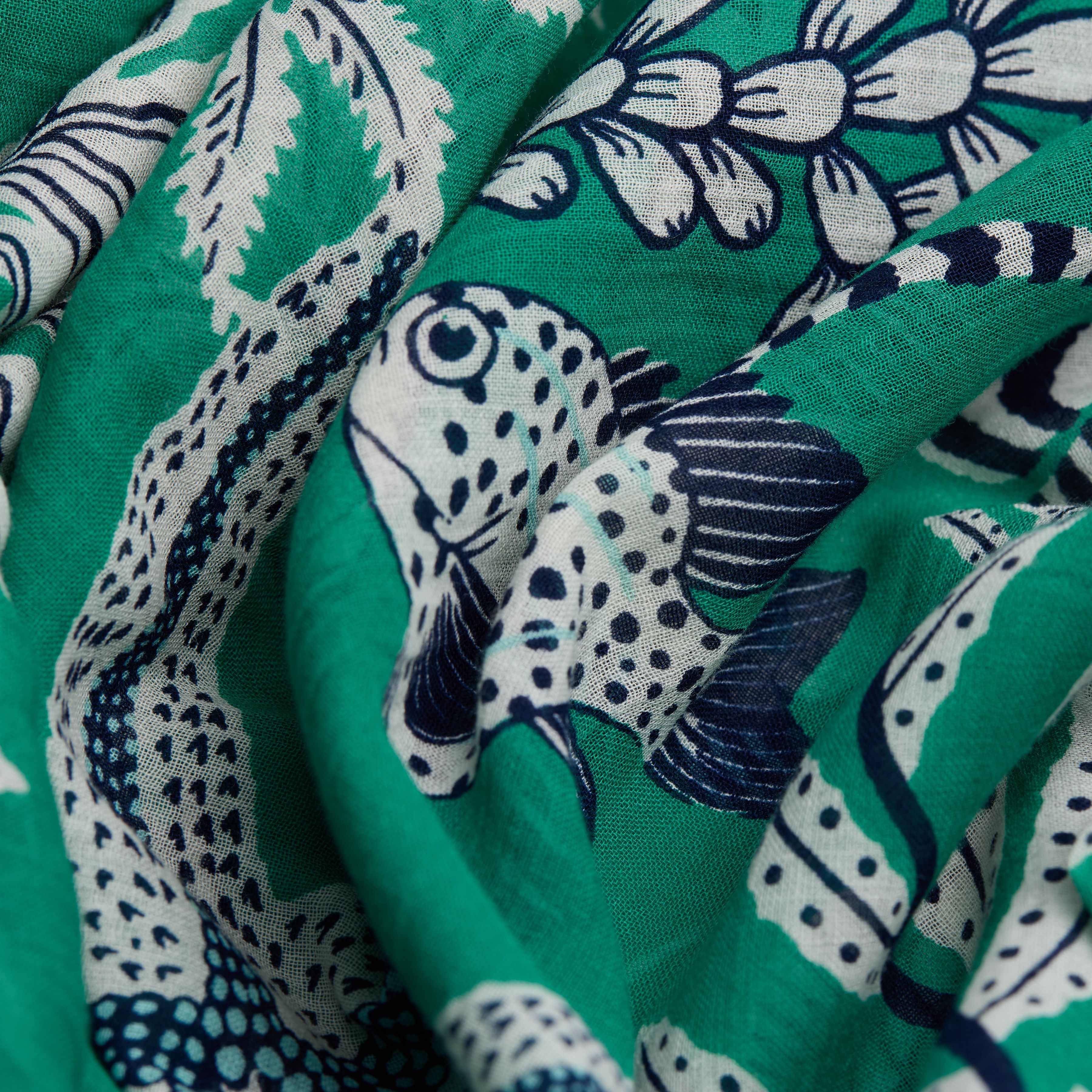 Écharpe 100 - Neptune - Turquoise
