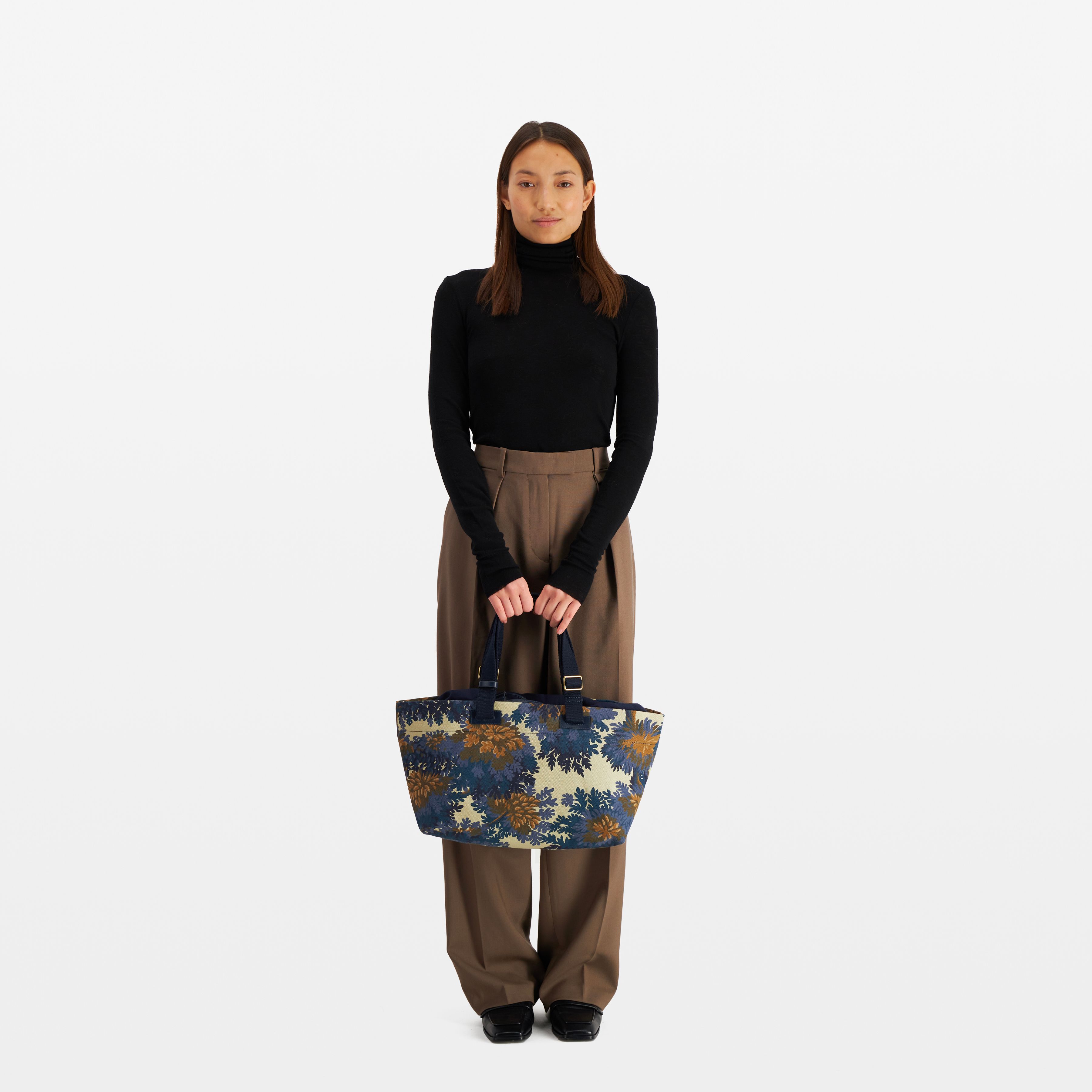 Bolso Cabas Strap - Fontainebleau - Azul Marino
