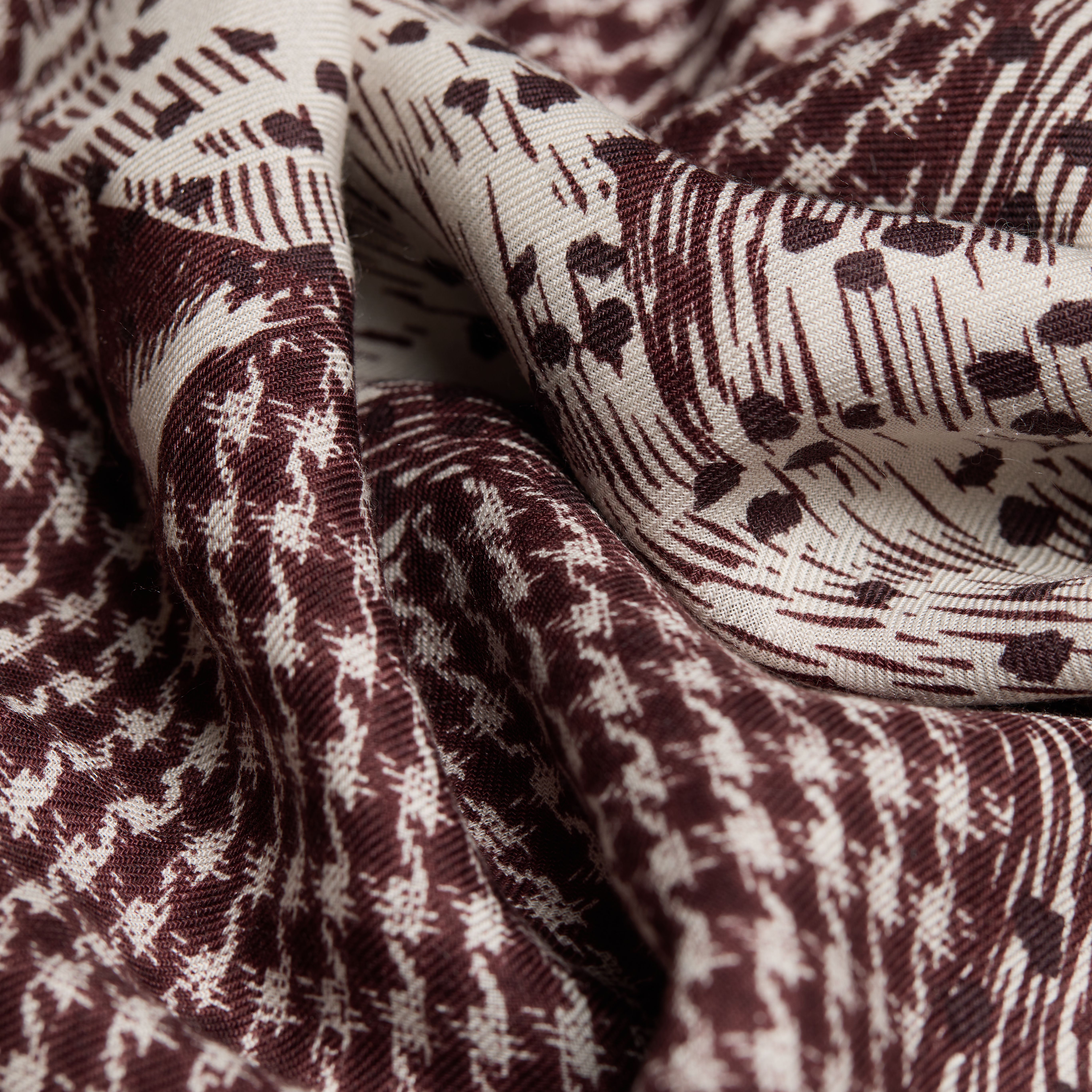Square 100 - Jorgen Houndstooth - Brown