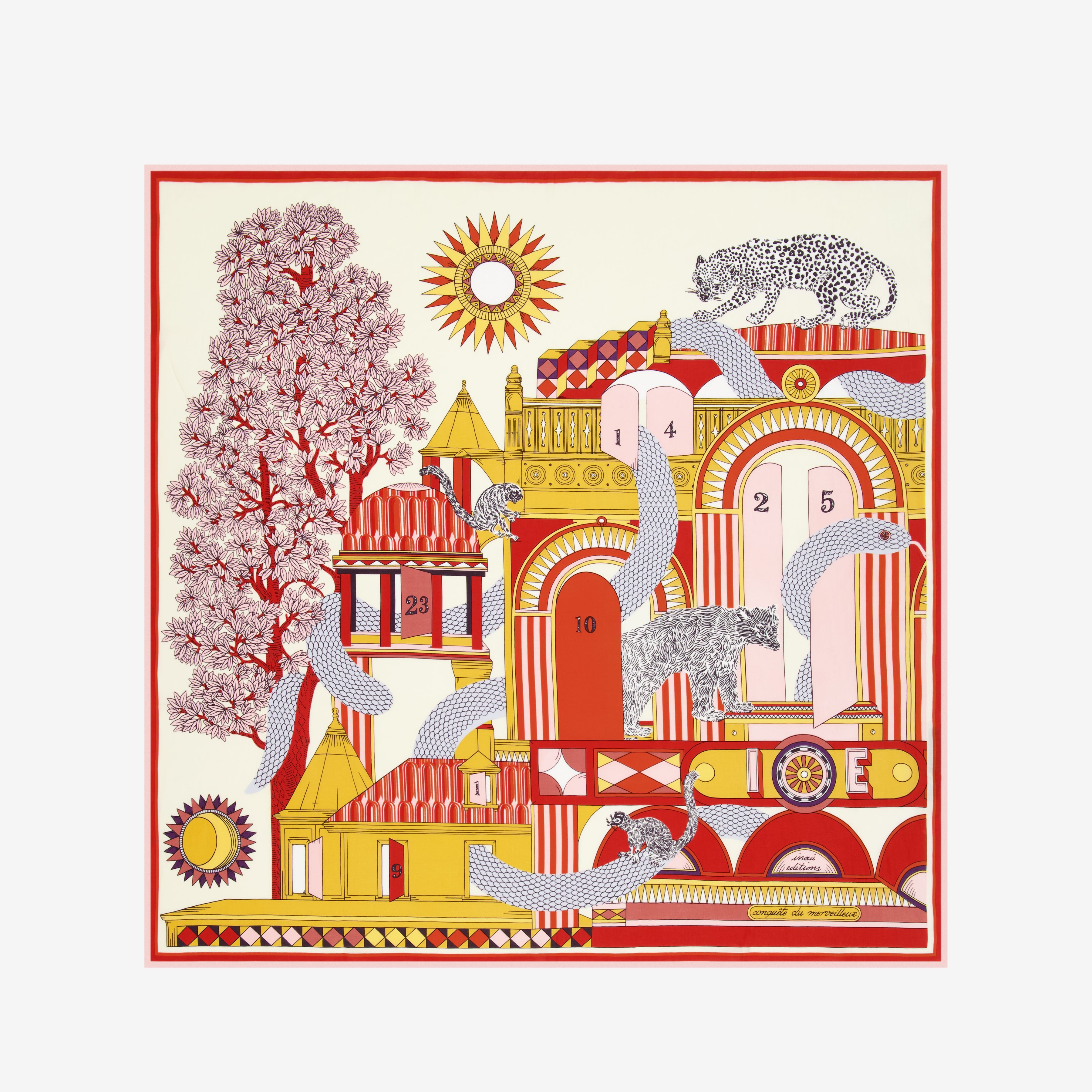 Carré 100 - Taj - Blanc