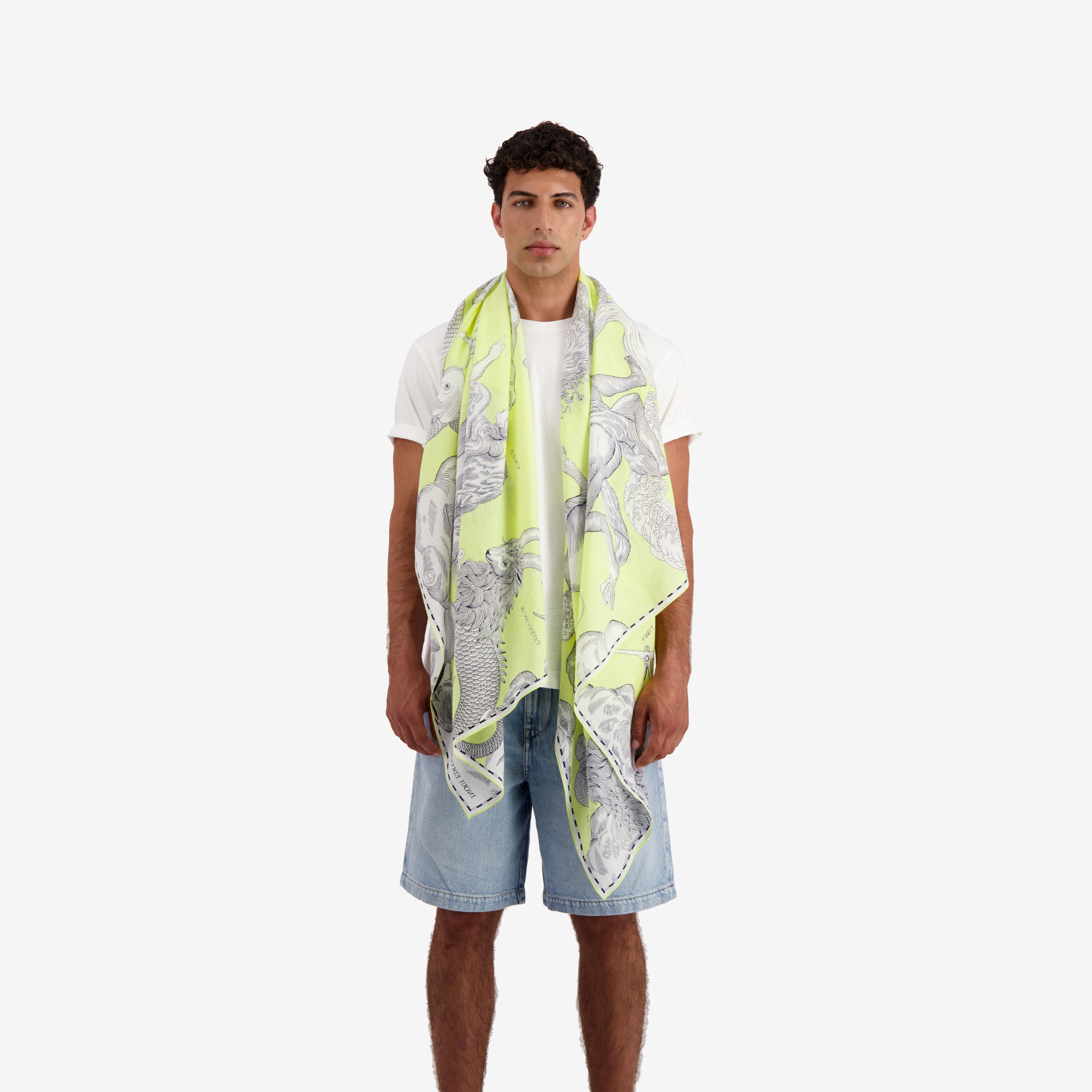 Scarf 100 - Astrologie - Lime Green