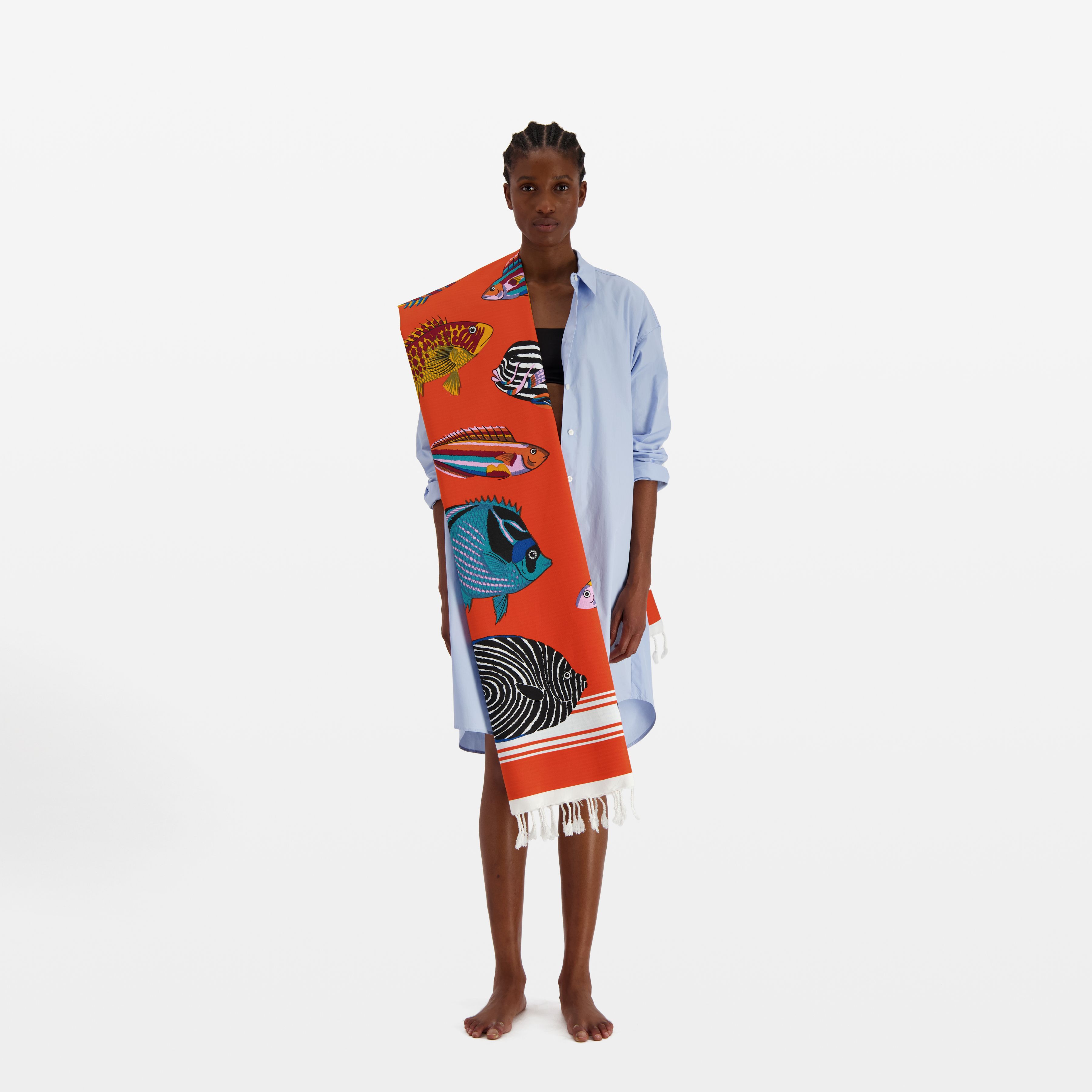 Fouta Towel 100 - Tuba - Orange