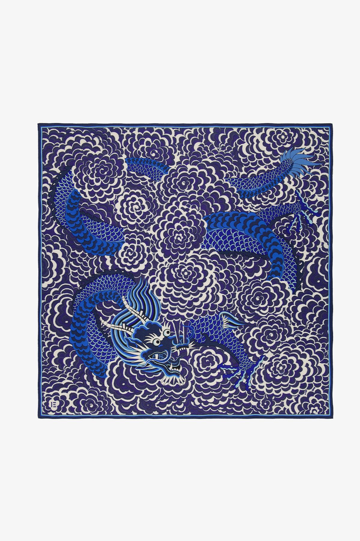 Square 100 - Dragon - Blue