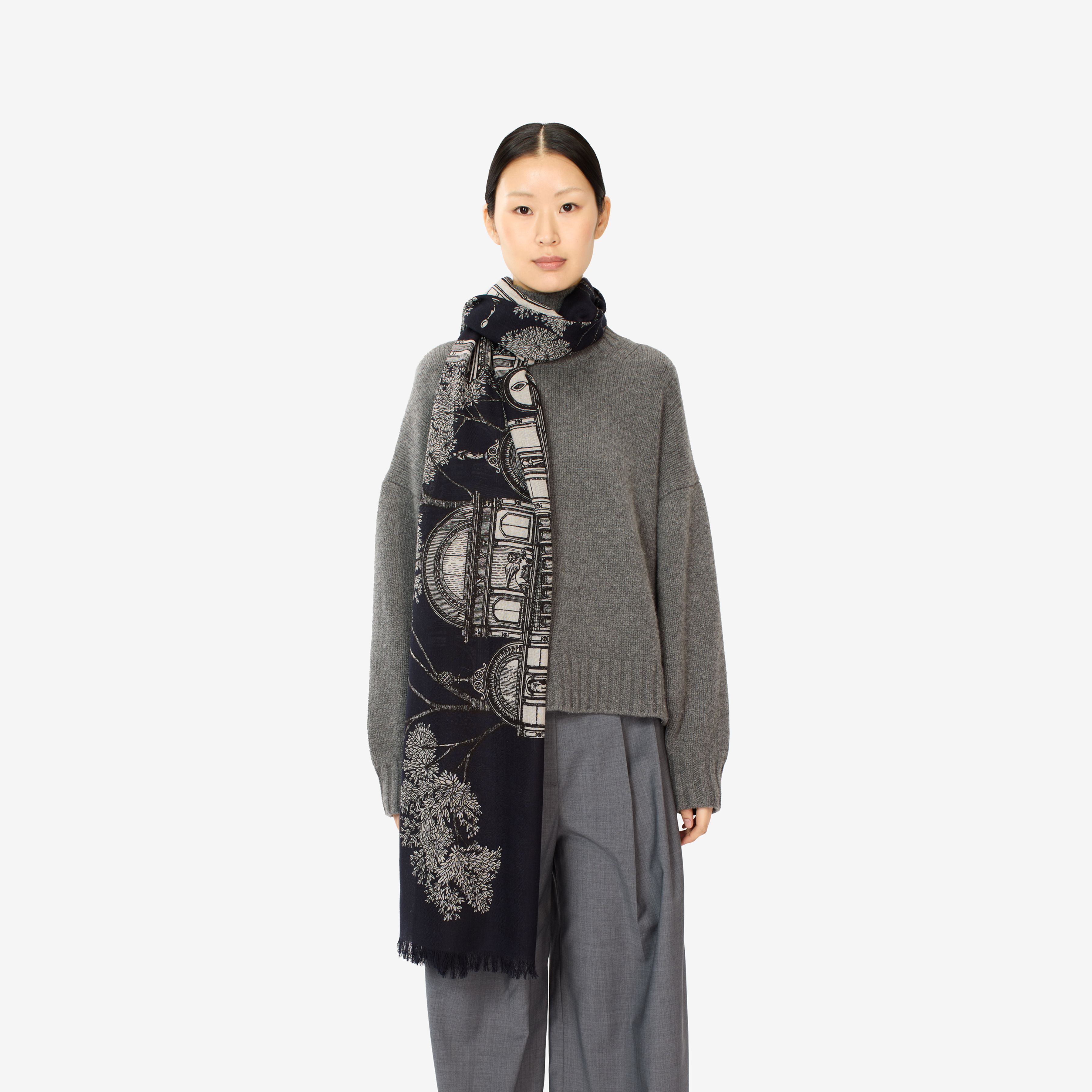 Scarf 80 - Mirage - Black