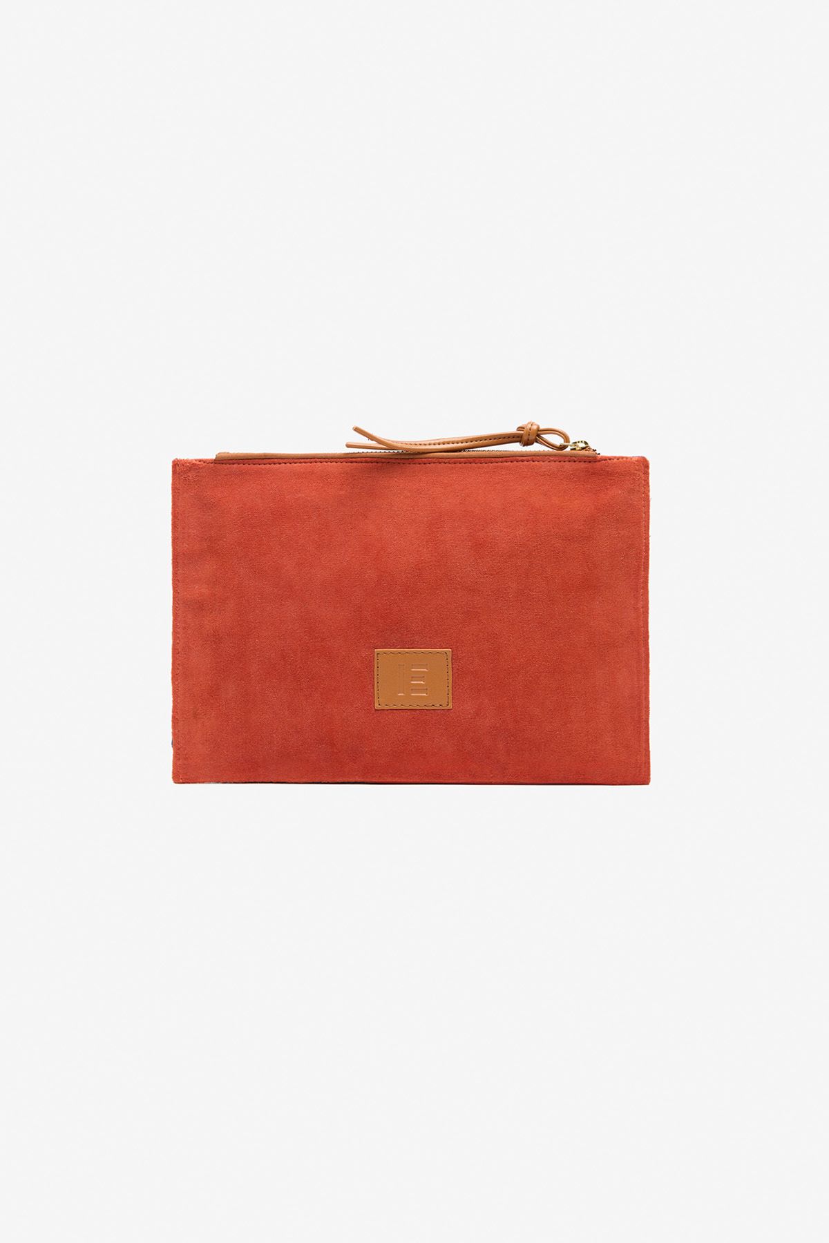 Embroidered Pouch - Le Comedien - Red