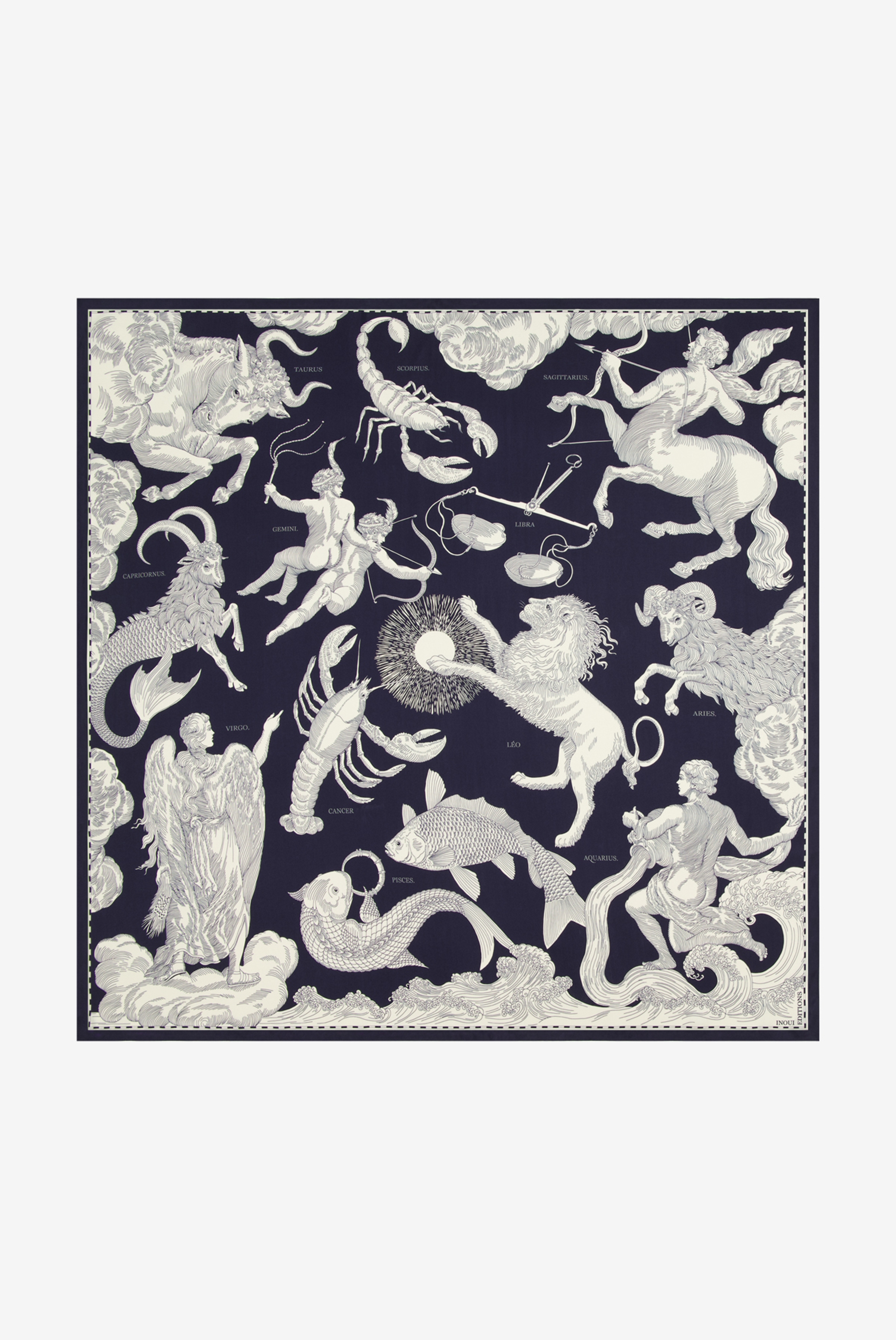 Square 100 - Astrologie - Navy - Khaki