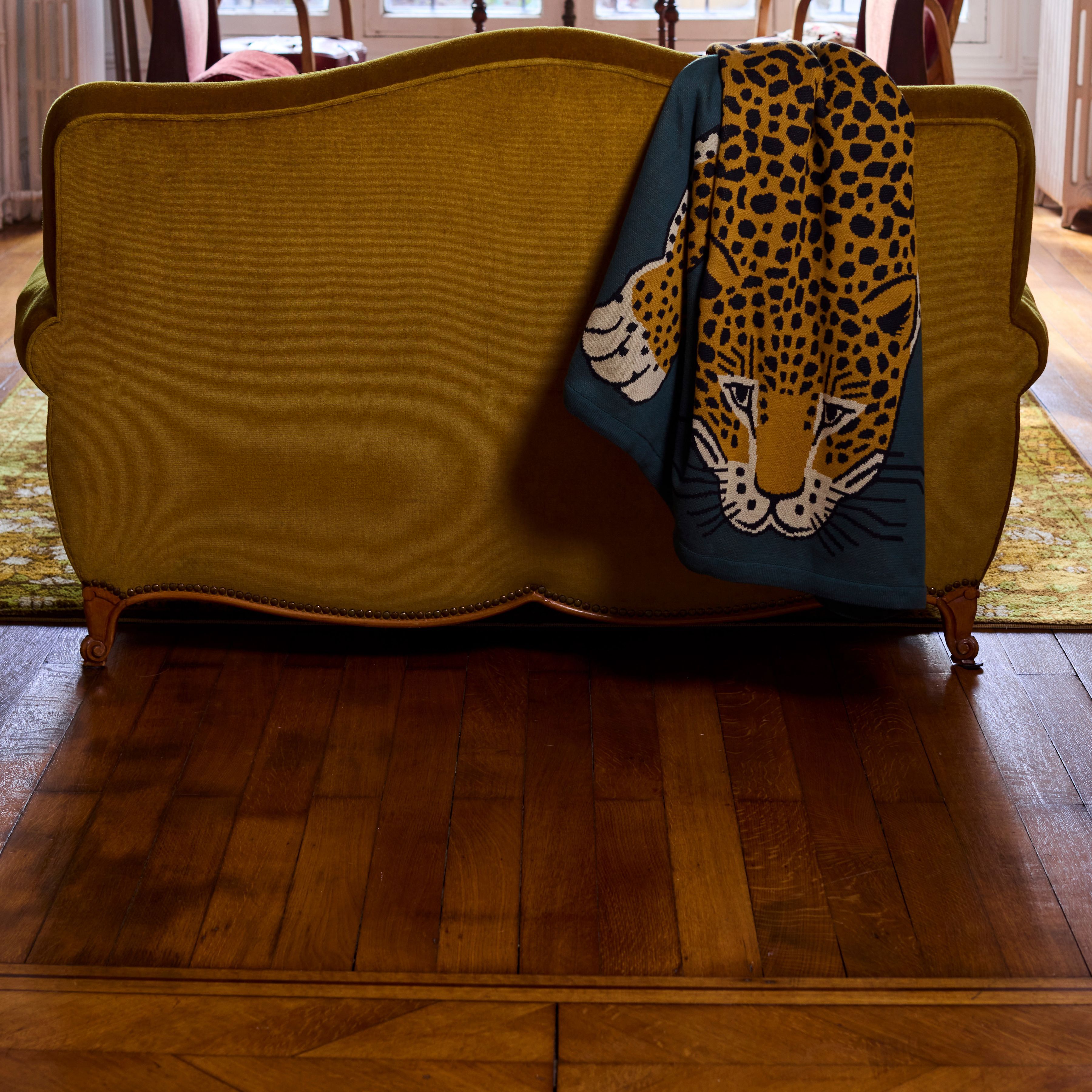 Blanket 130 - Leopard - Green