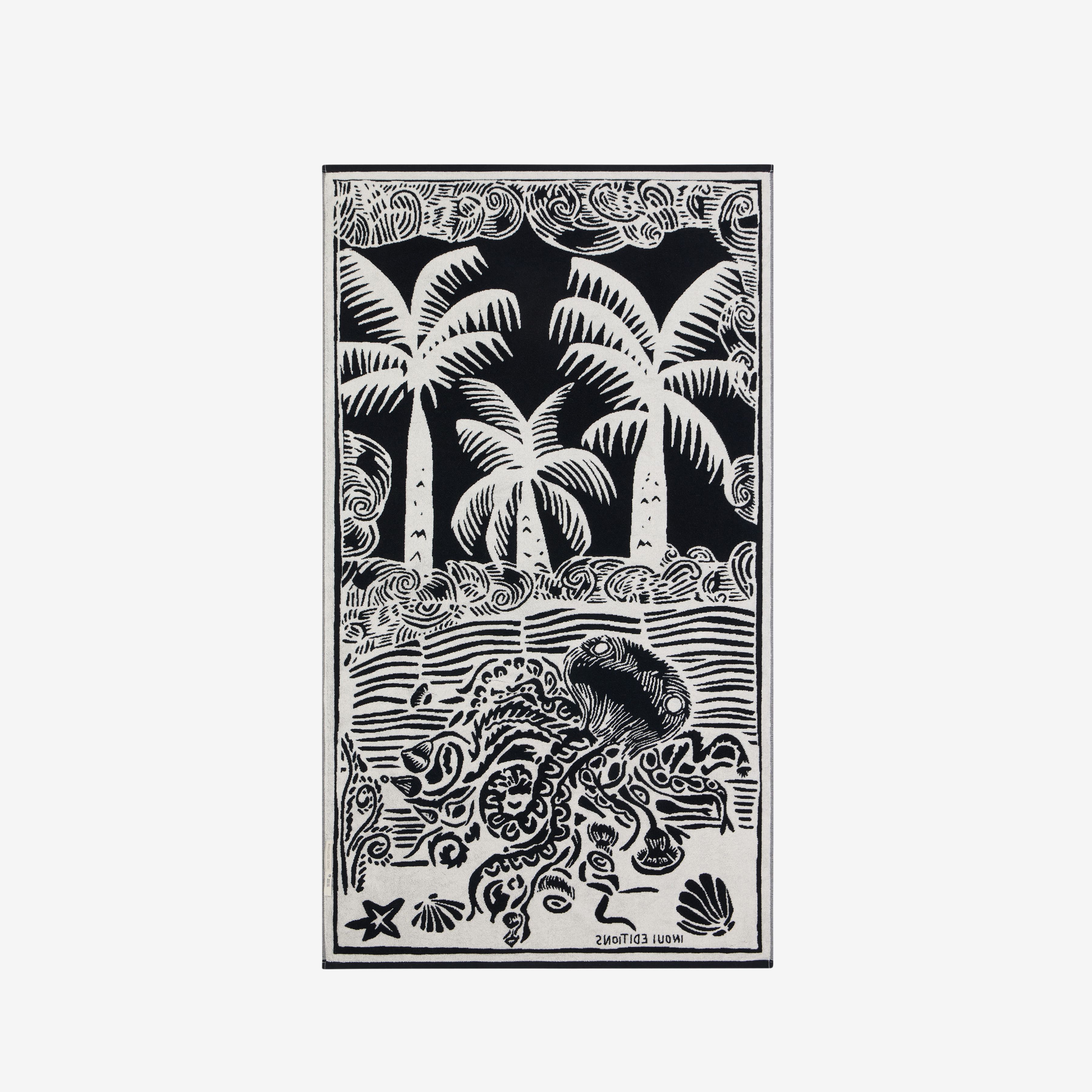Beach Towel - Poulpe - White