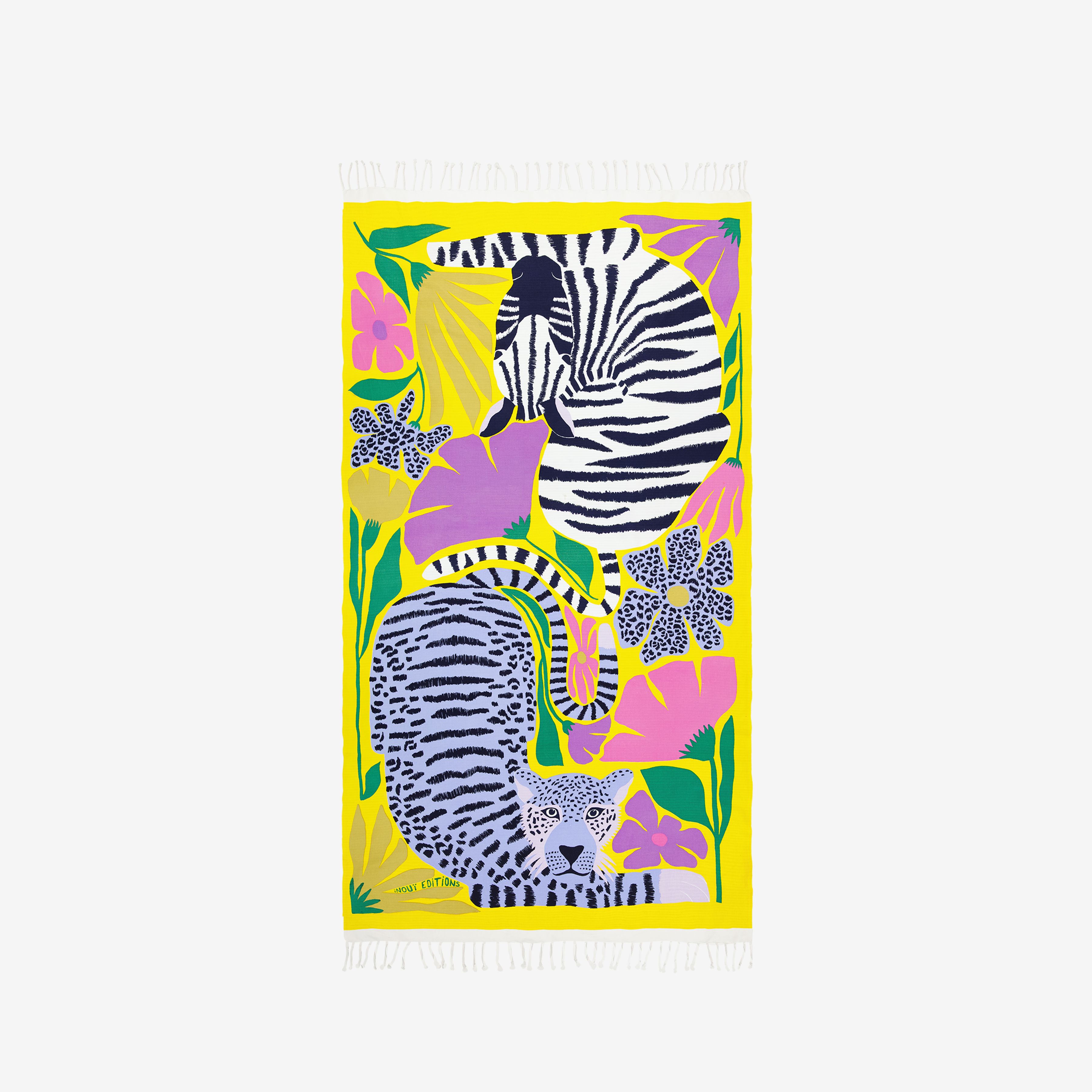 Fouta Towel 100 - Folk - Yellow