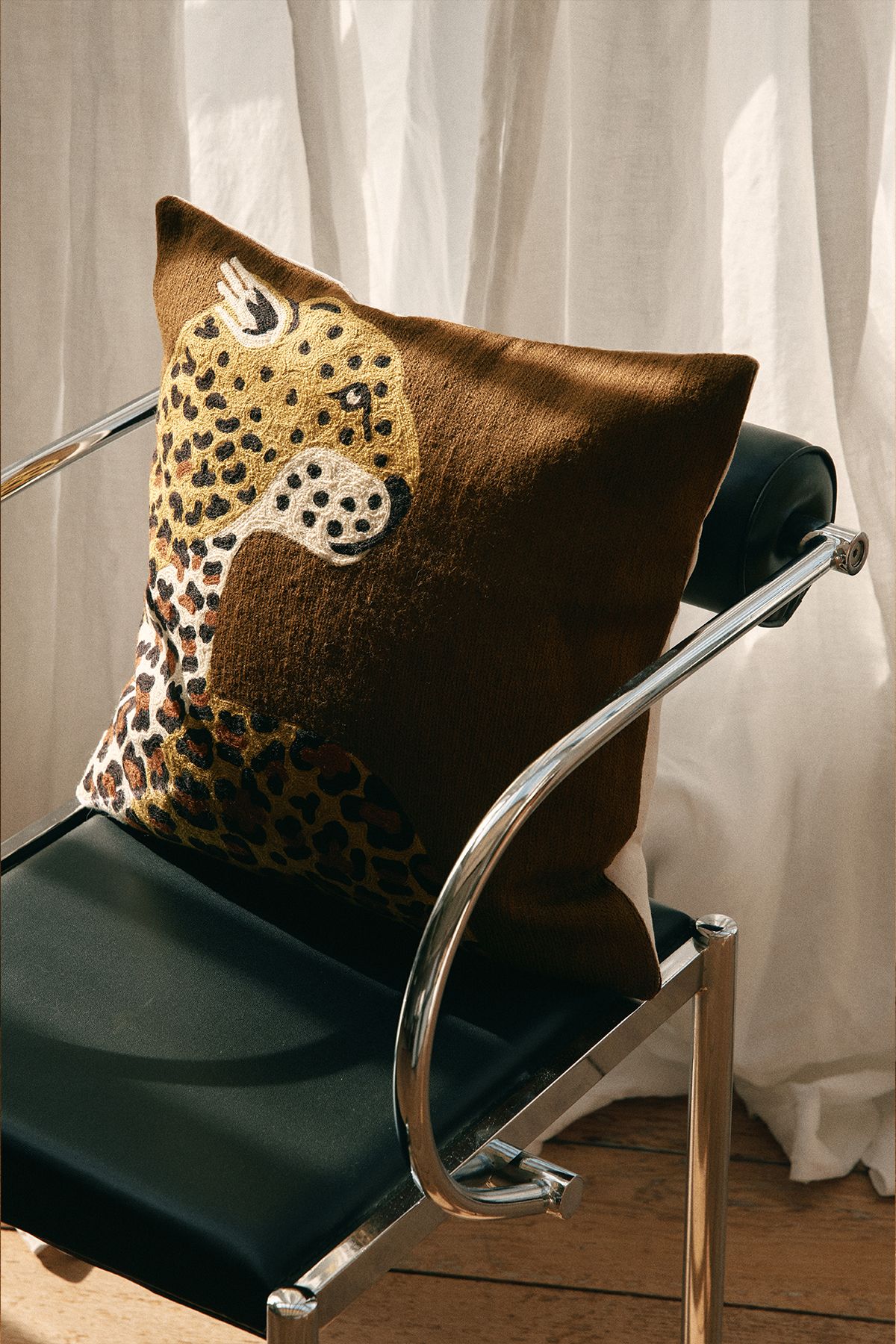 Cushion Cover 45 - Leopard - Saffron