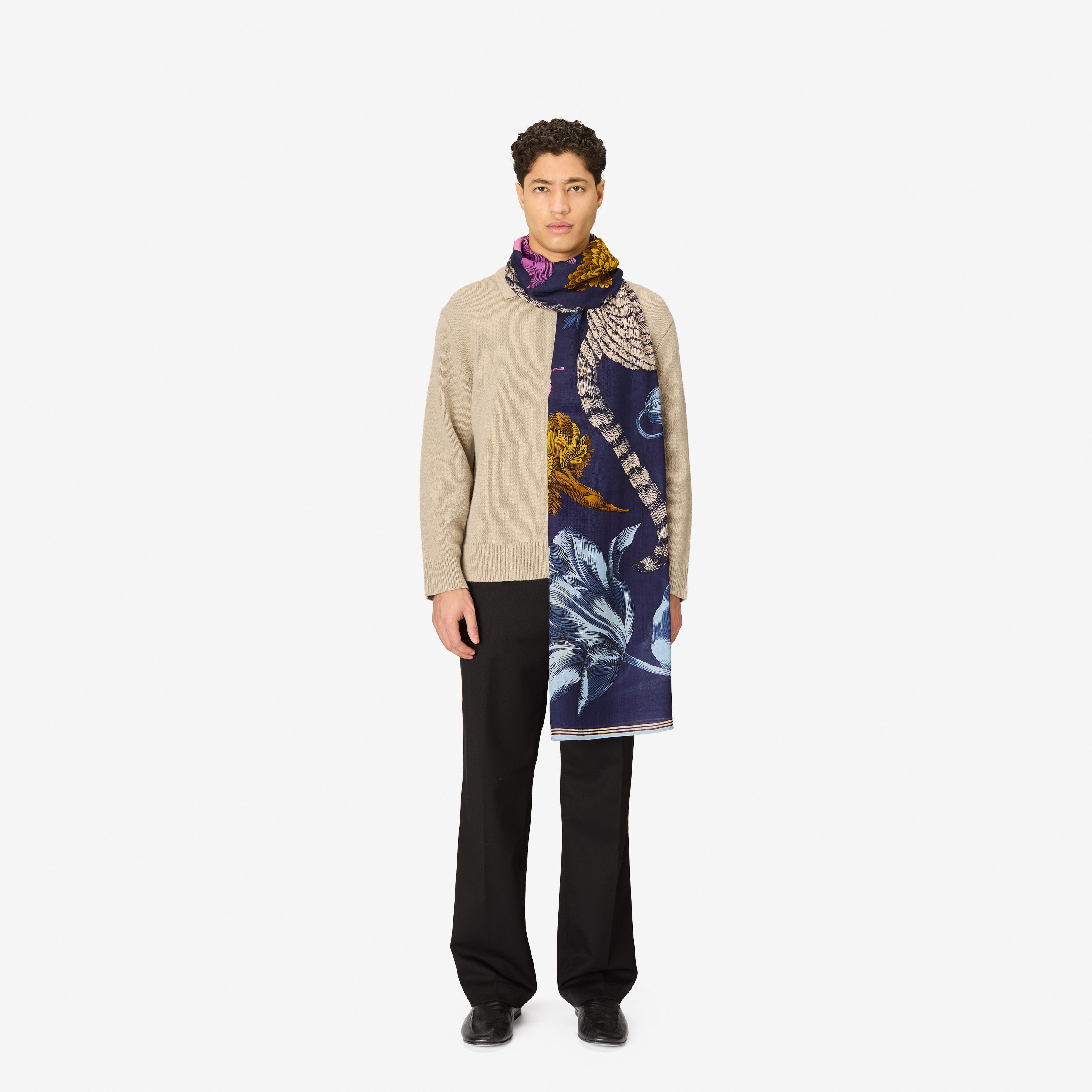 Scarf 80 - Gustav - Navy