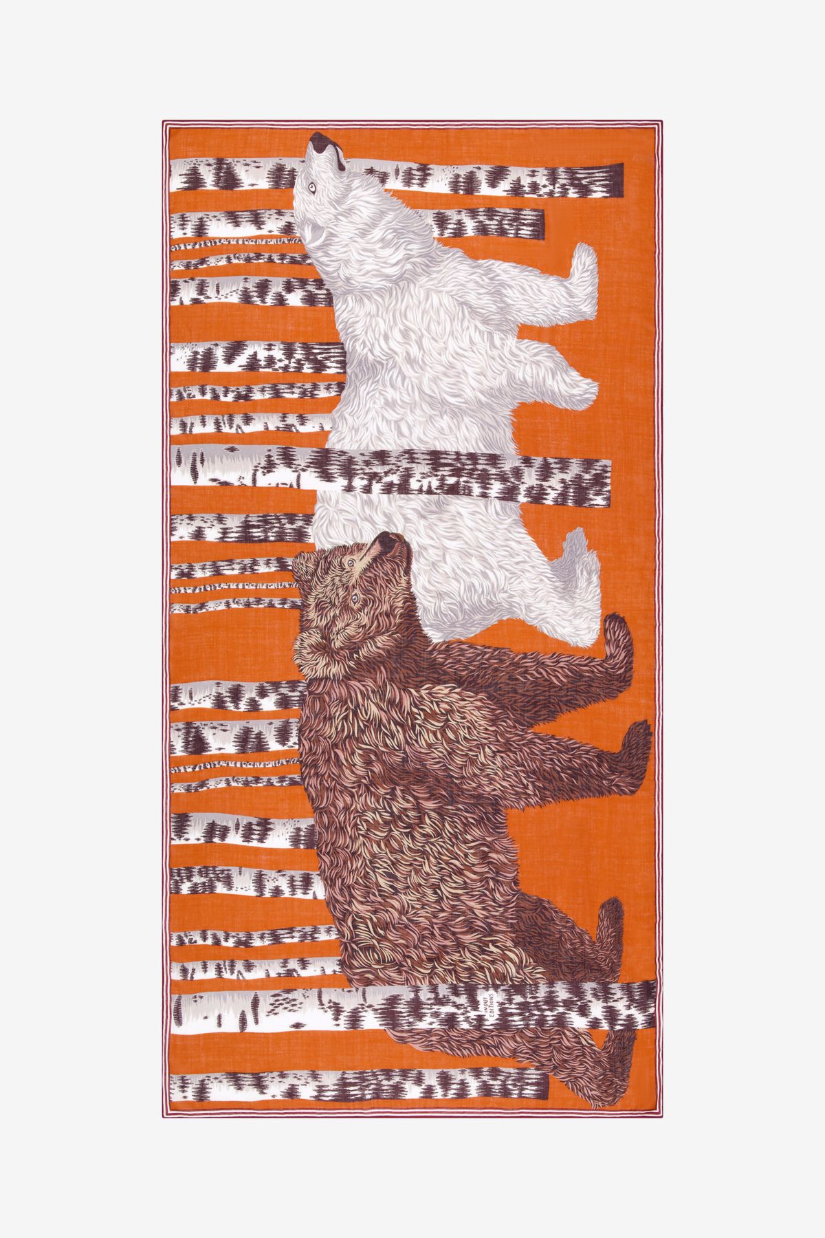 Scarf 100 - Ours - Orange