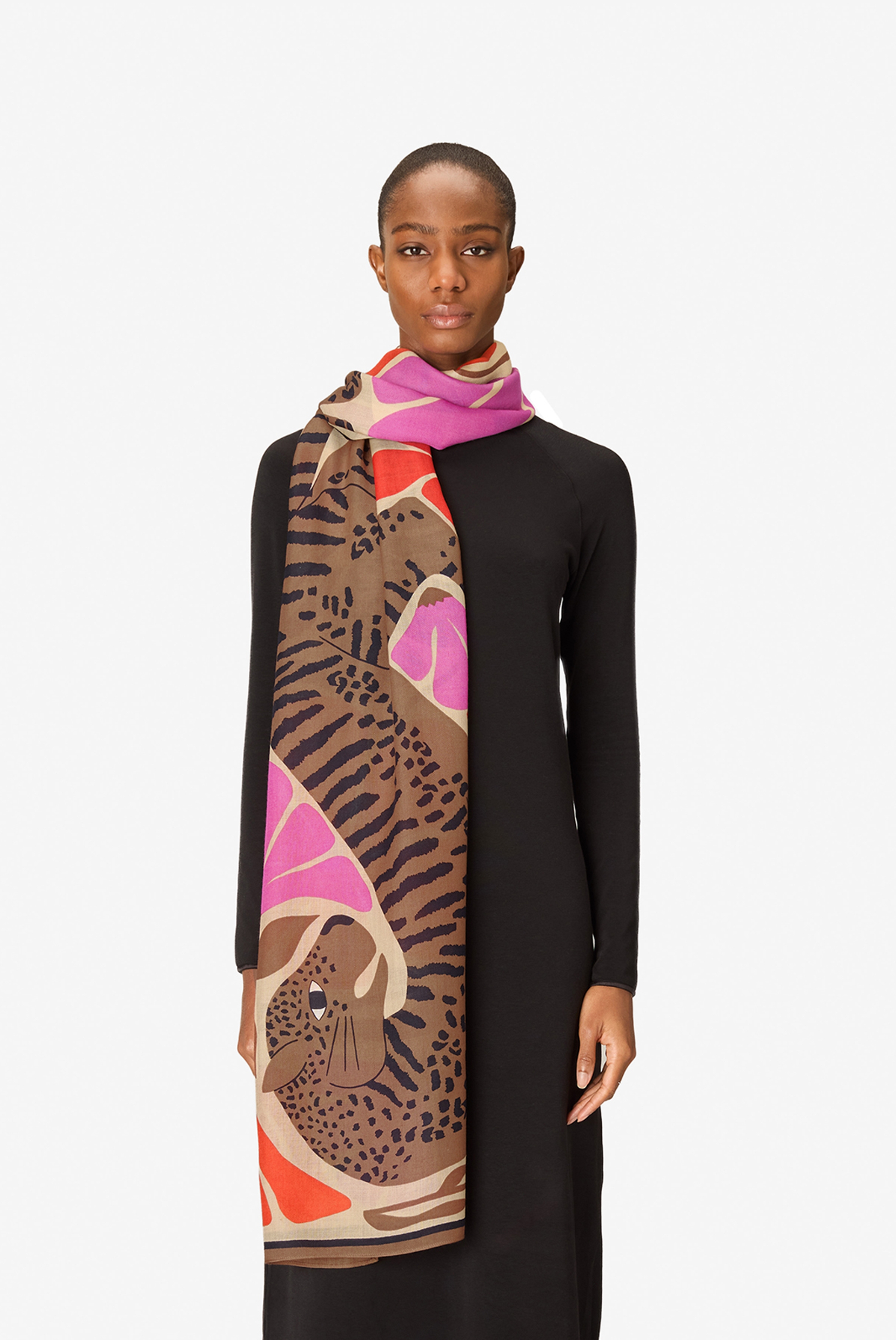 Scarf 100 - Panteo - Pink
