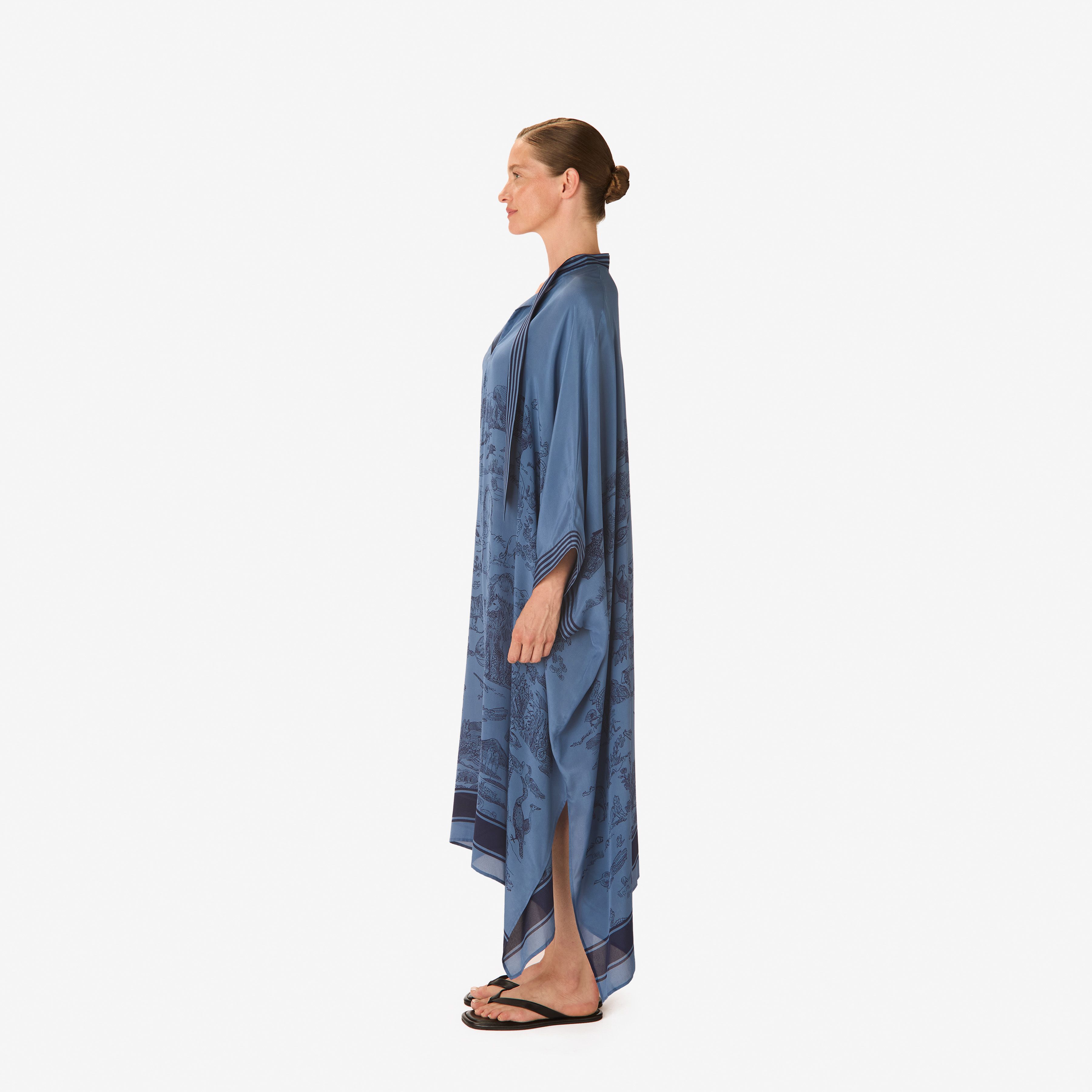Langer Kaftan - Reverie - Marineblau