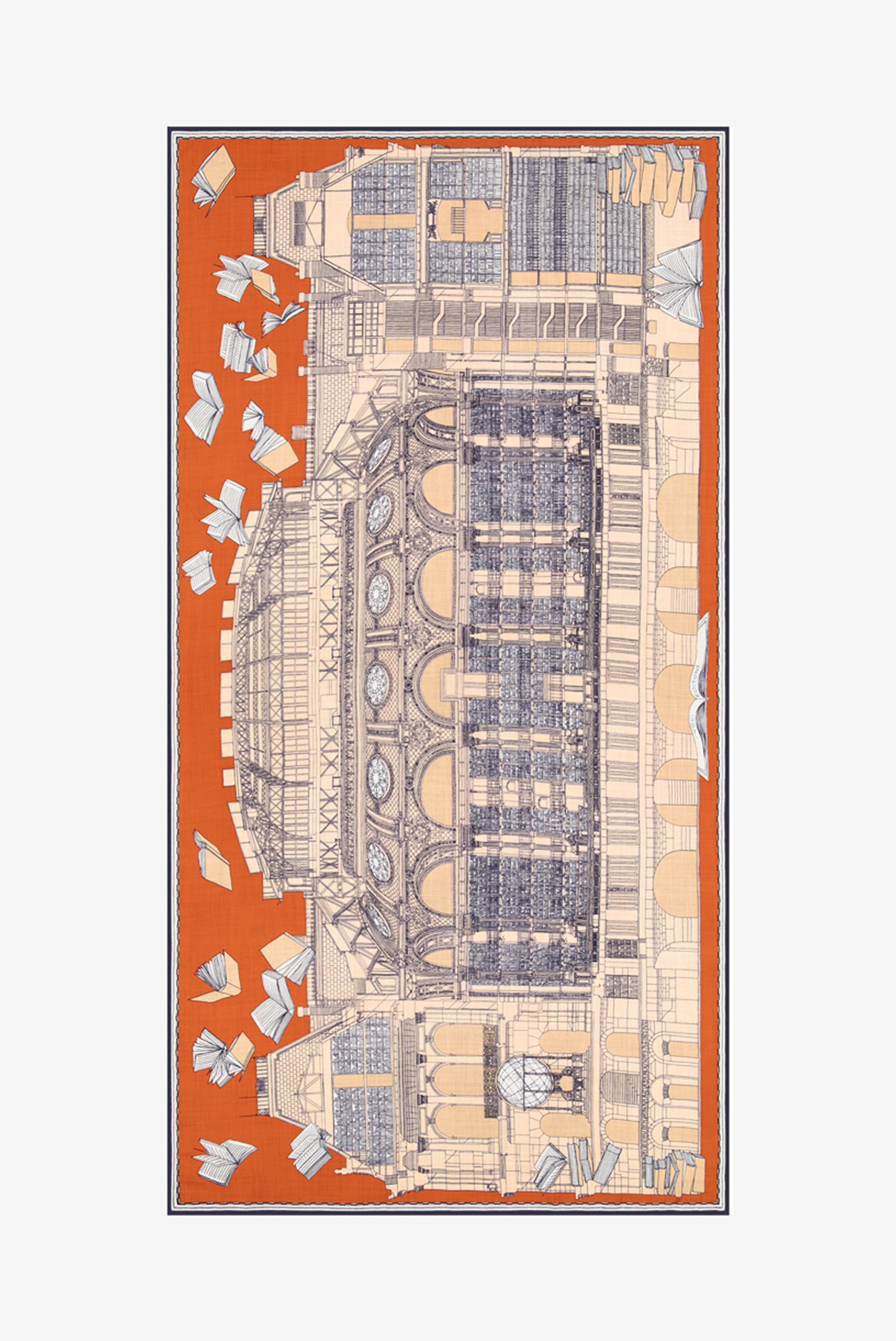 Scarf 100 - Vivienne - Orange