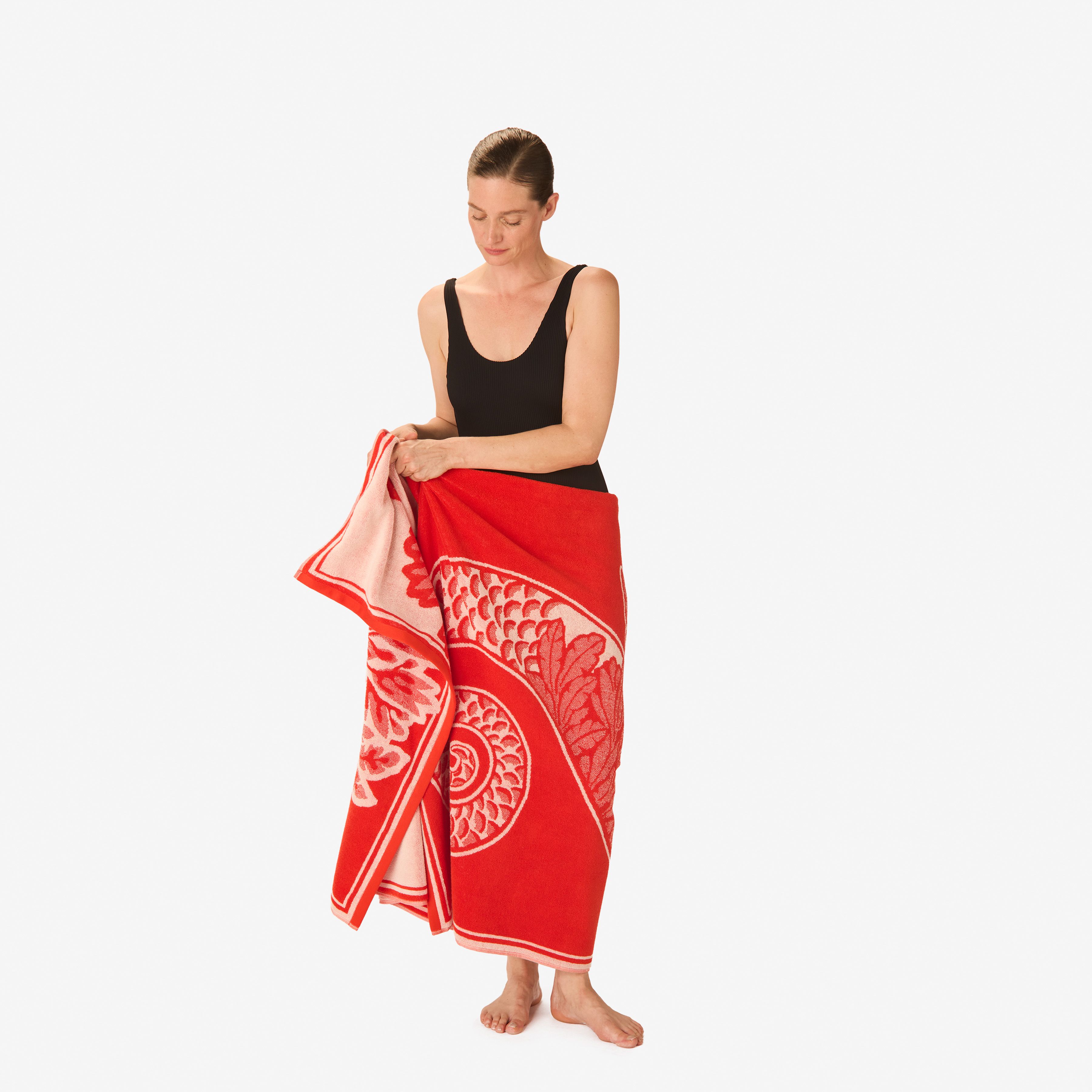 Serviette De Plage 100 - Idriss - Orange