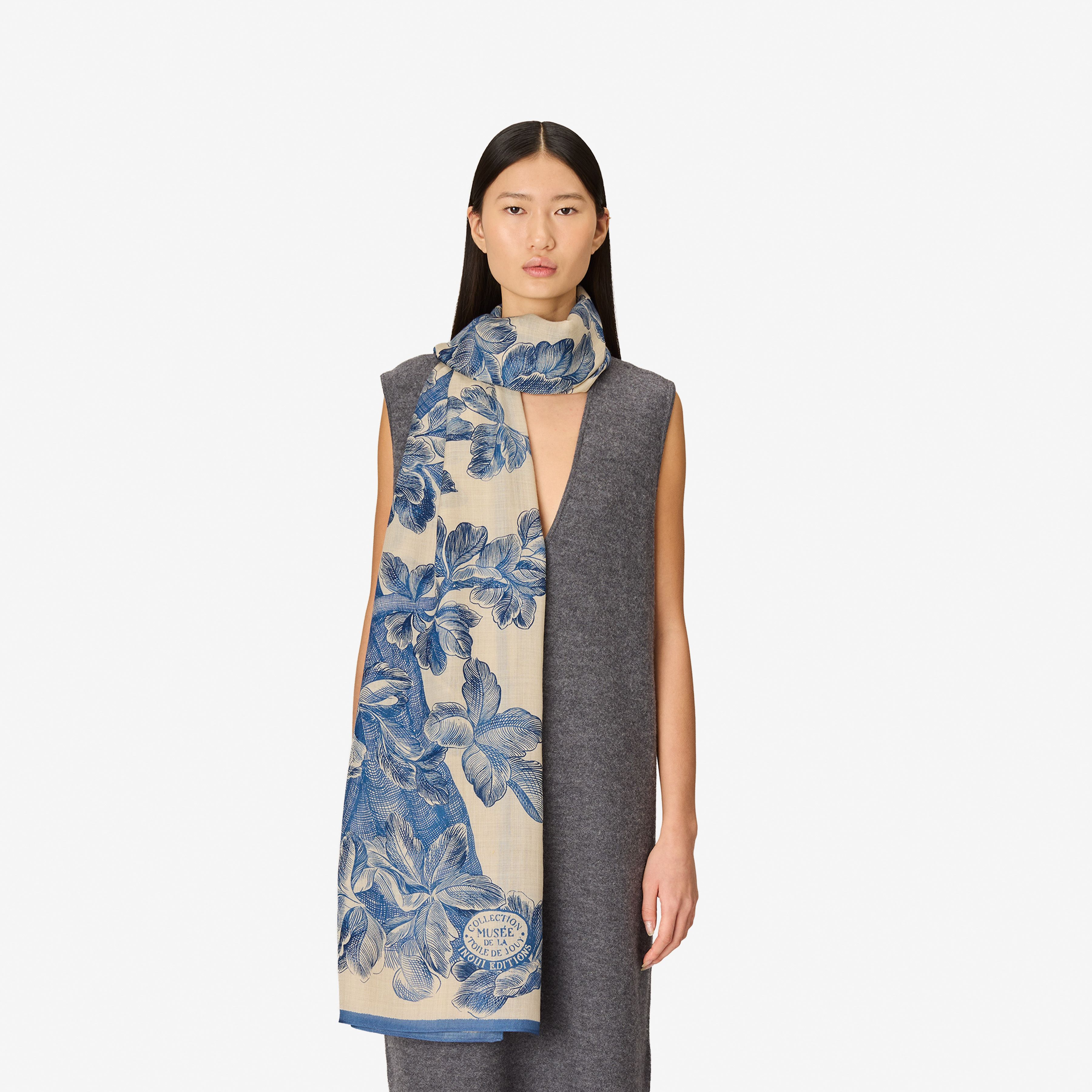 Scarf 100 - Arboris - Blue