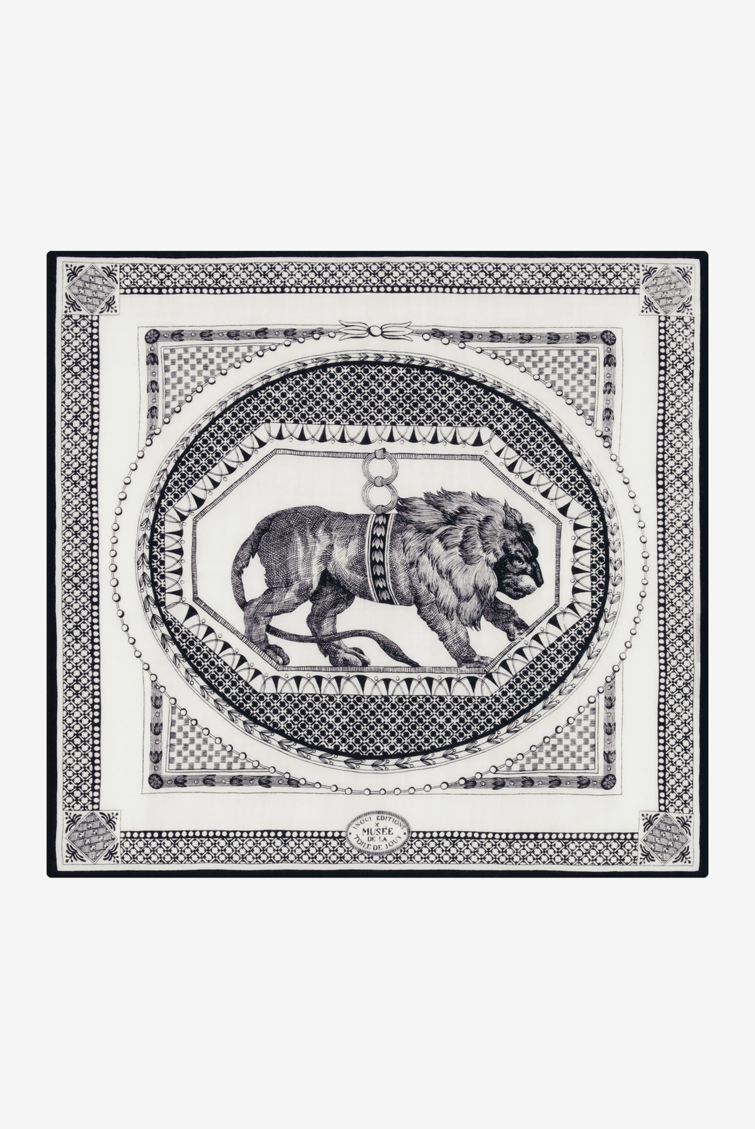 Square 70- Barocco - Black