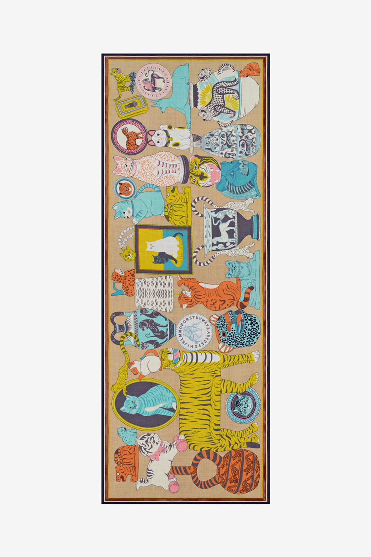 Bufanda 70 - Collectionneur - Pastel