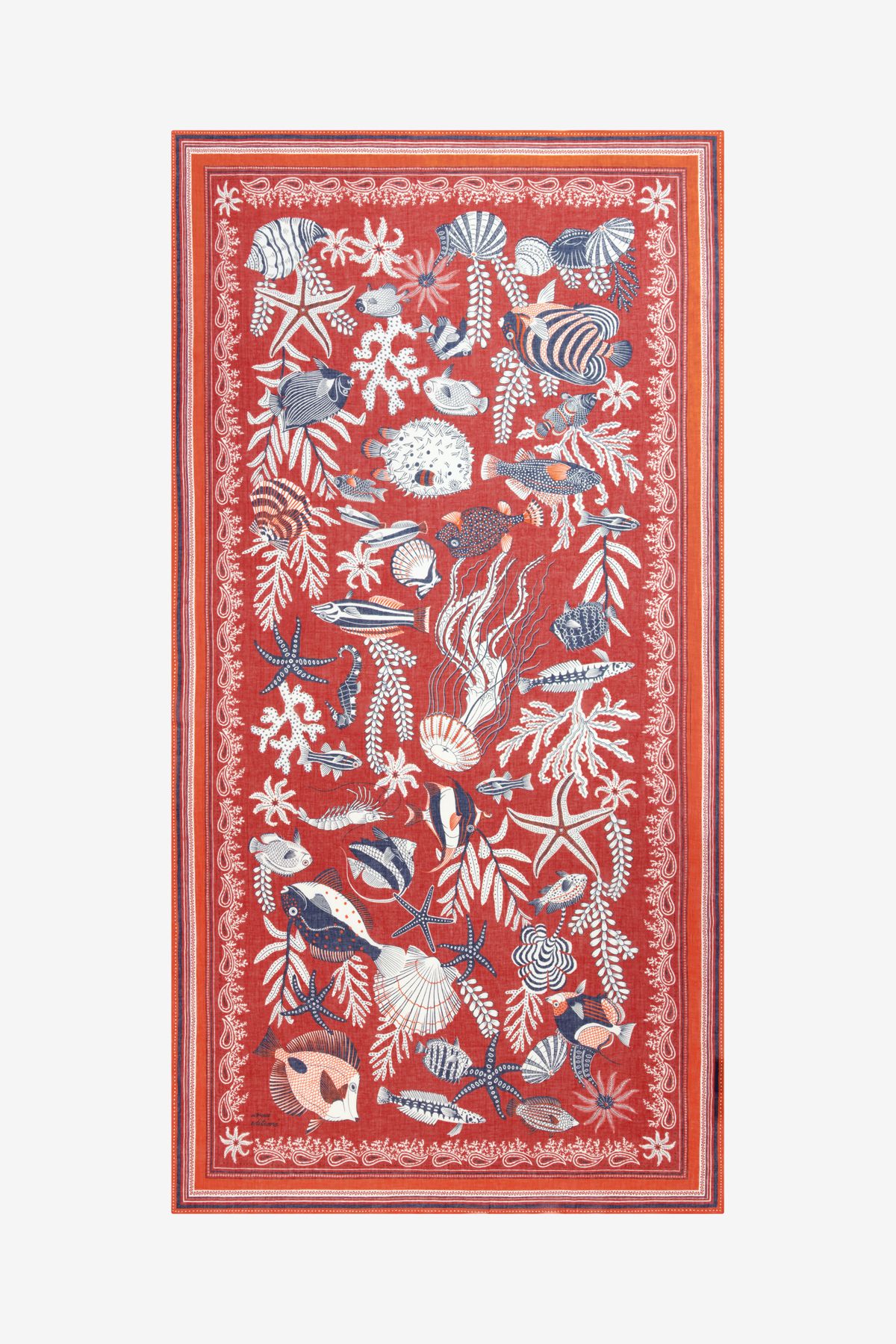 Bufanda 100 - Neptune - Rojo