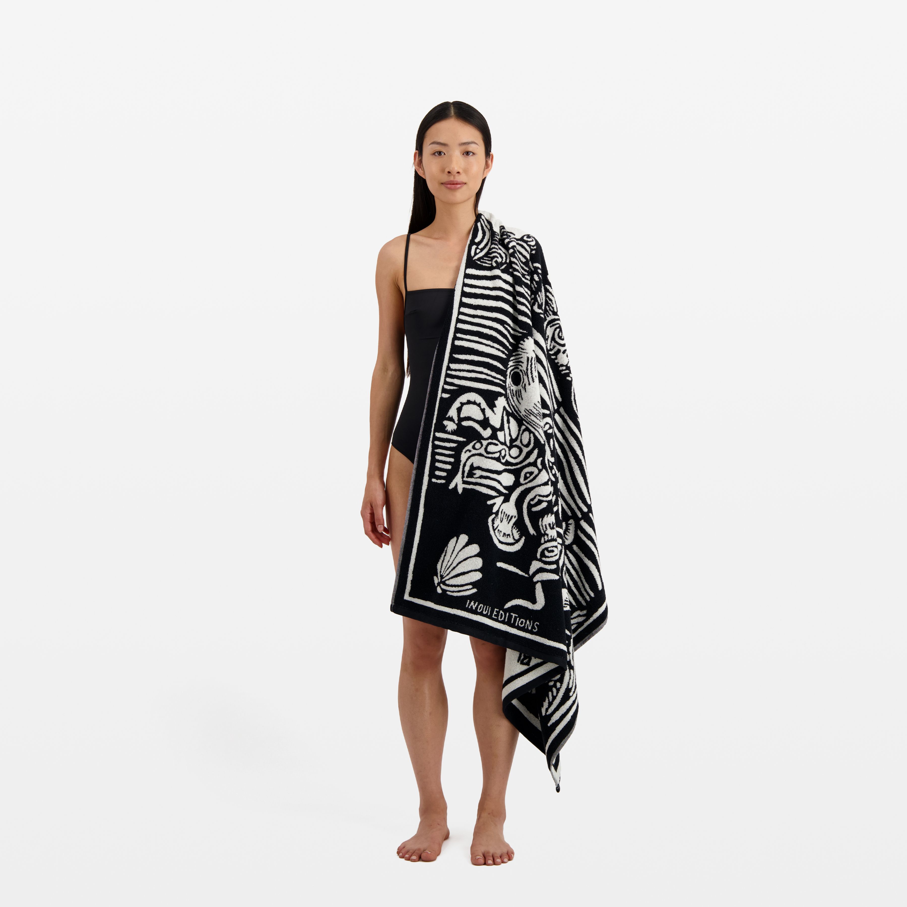 Beach Towel - Poulpe - White