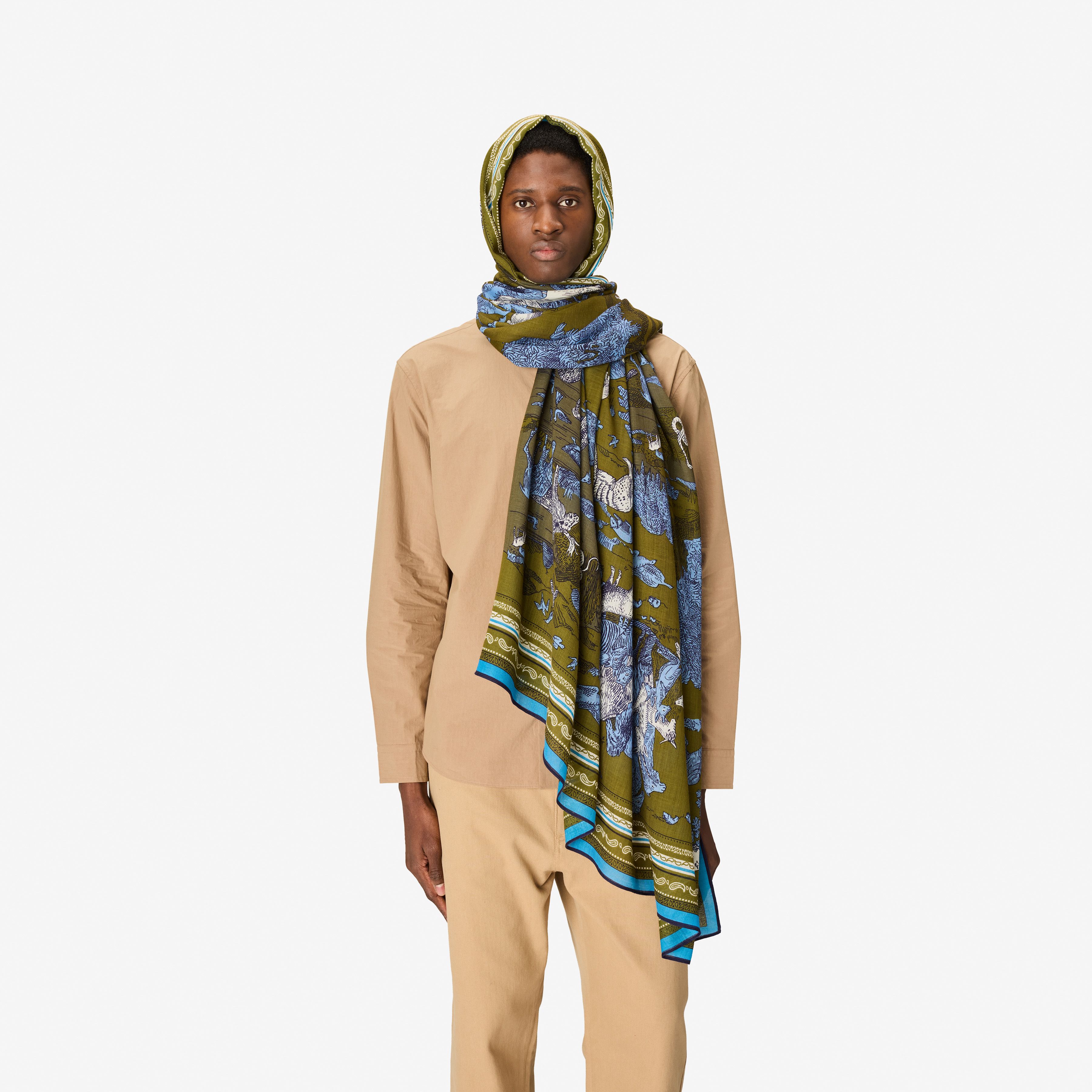 Scarf 130 - Reverie - Khaki