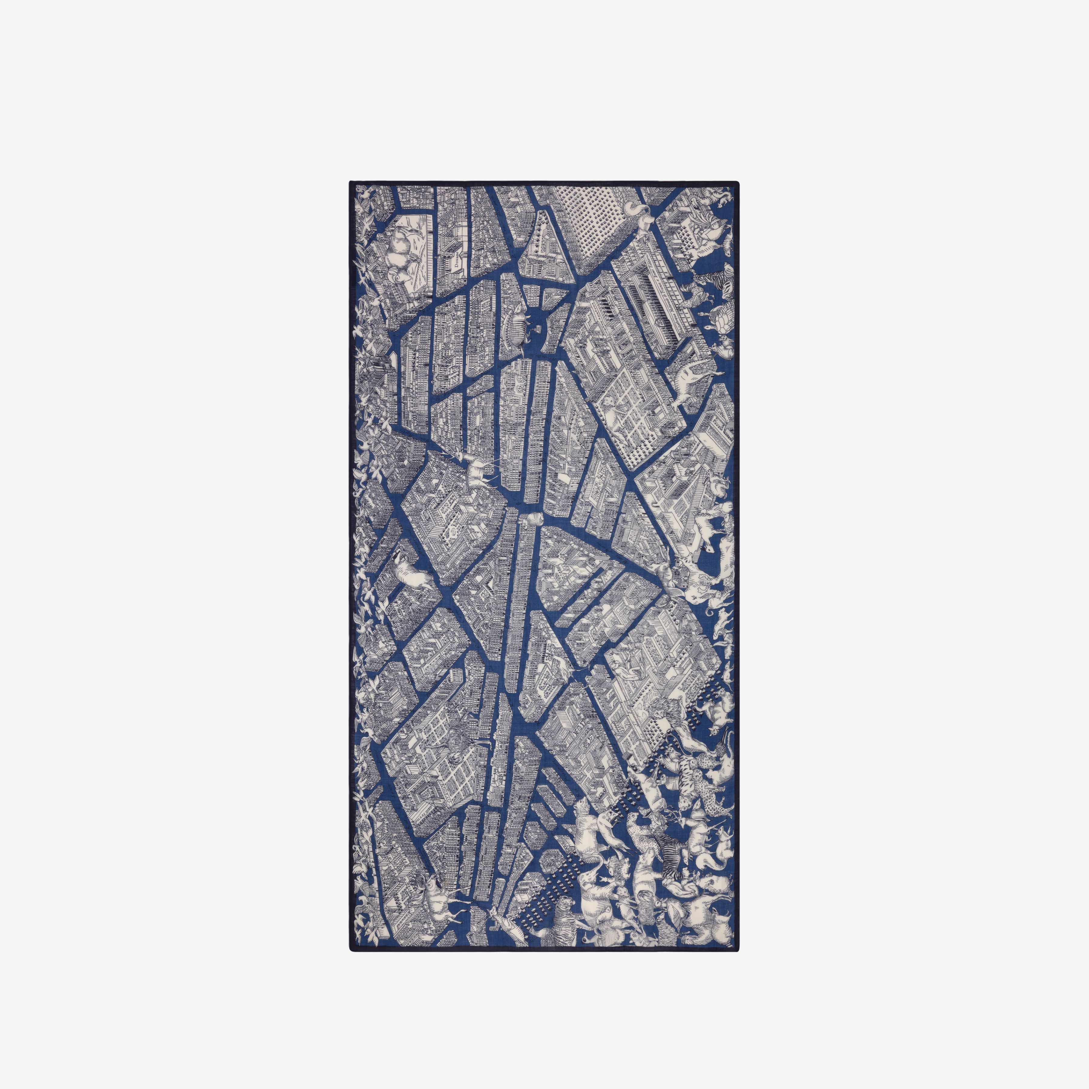 Schal 100 - Turgot - Dunkelblau
