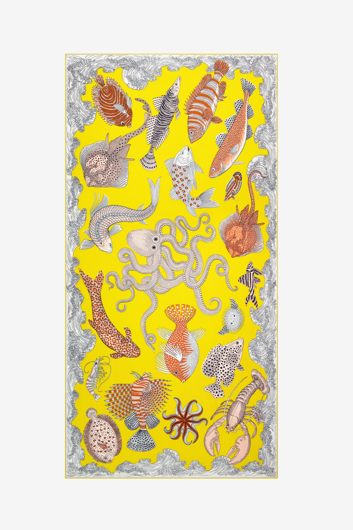 Scarf 100 - Poseidon - Yellow