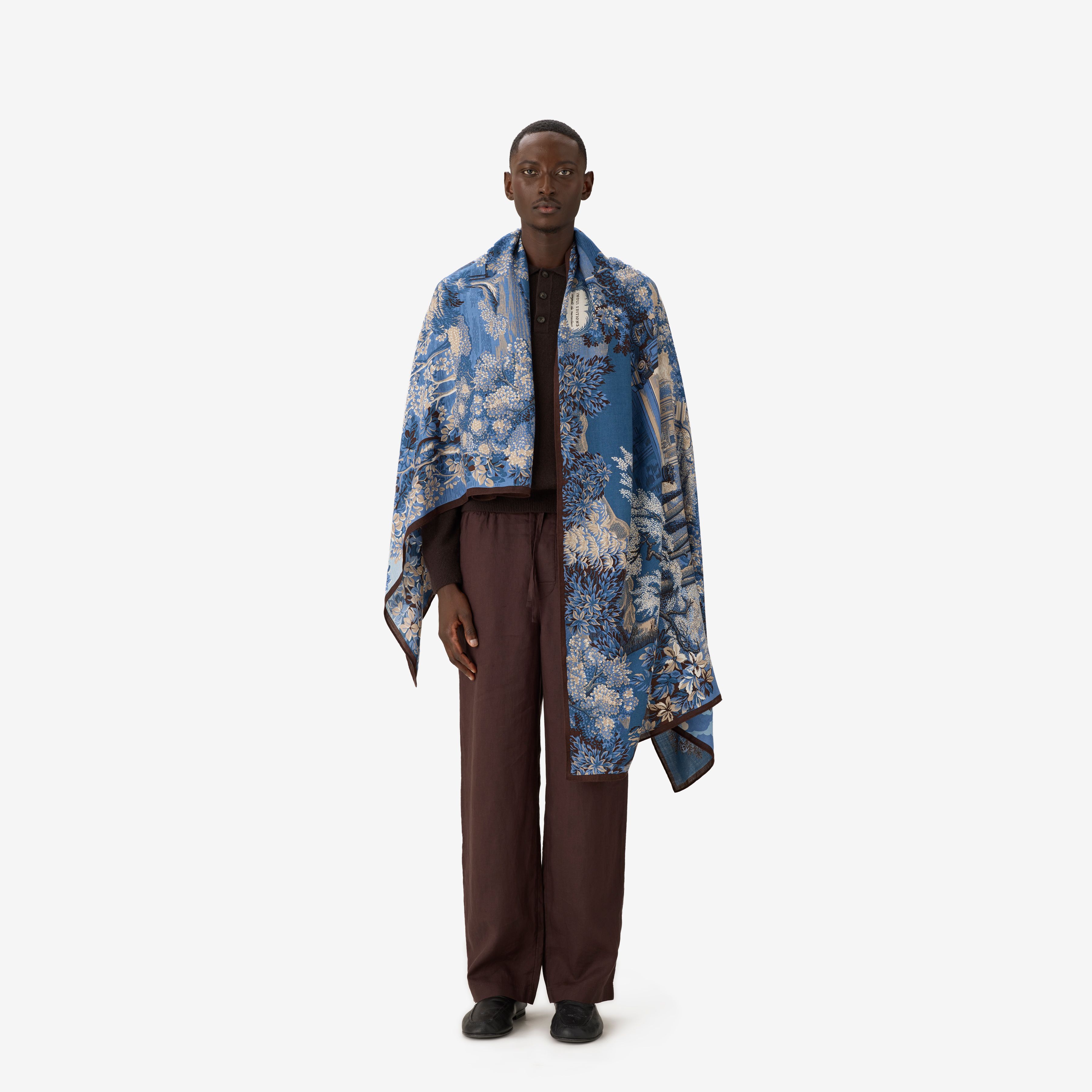 Schal 100 - Reve - Duck Blau