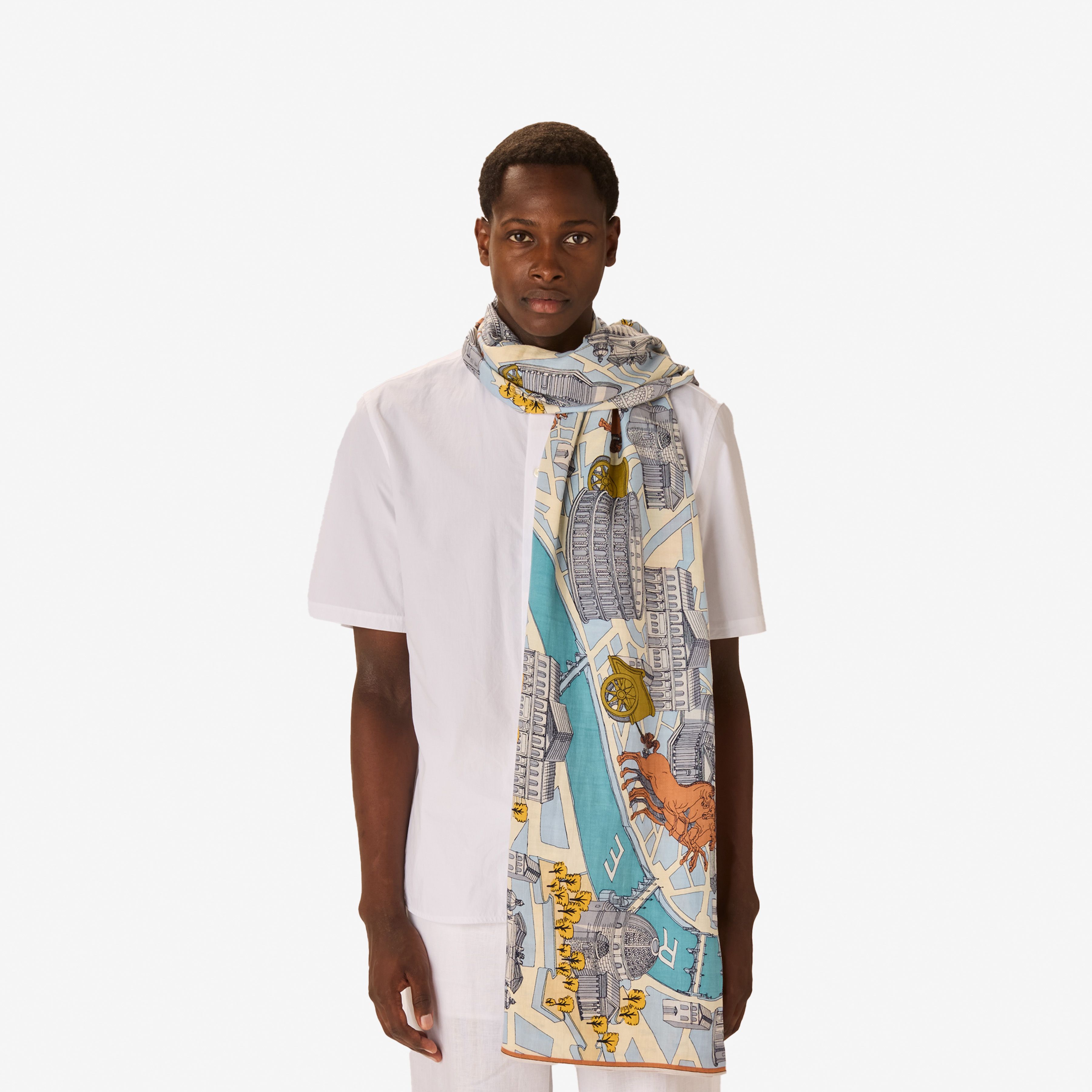 Scarf 100 - Rome - Grey