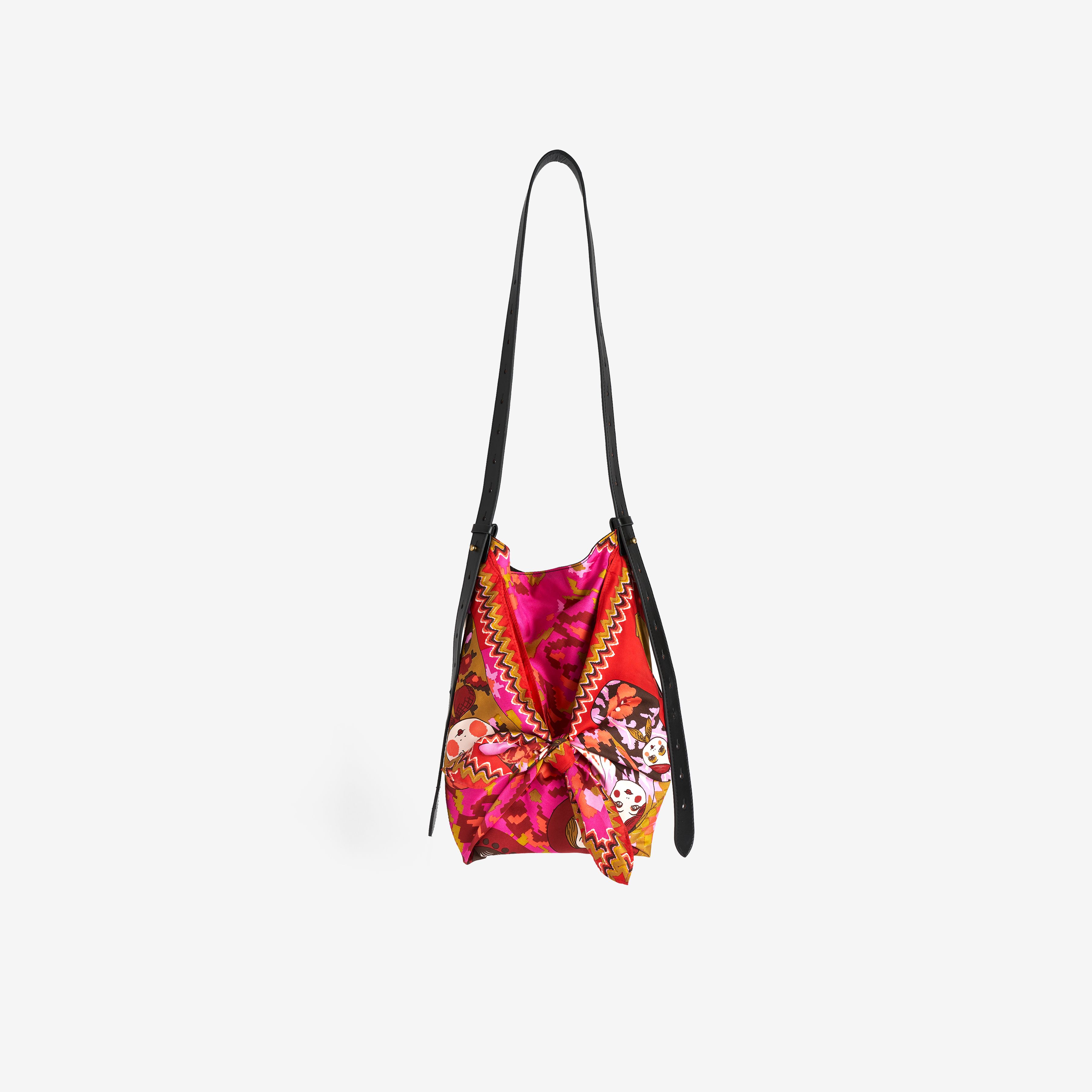 Sac Foulard S - Matriochka - Rose