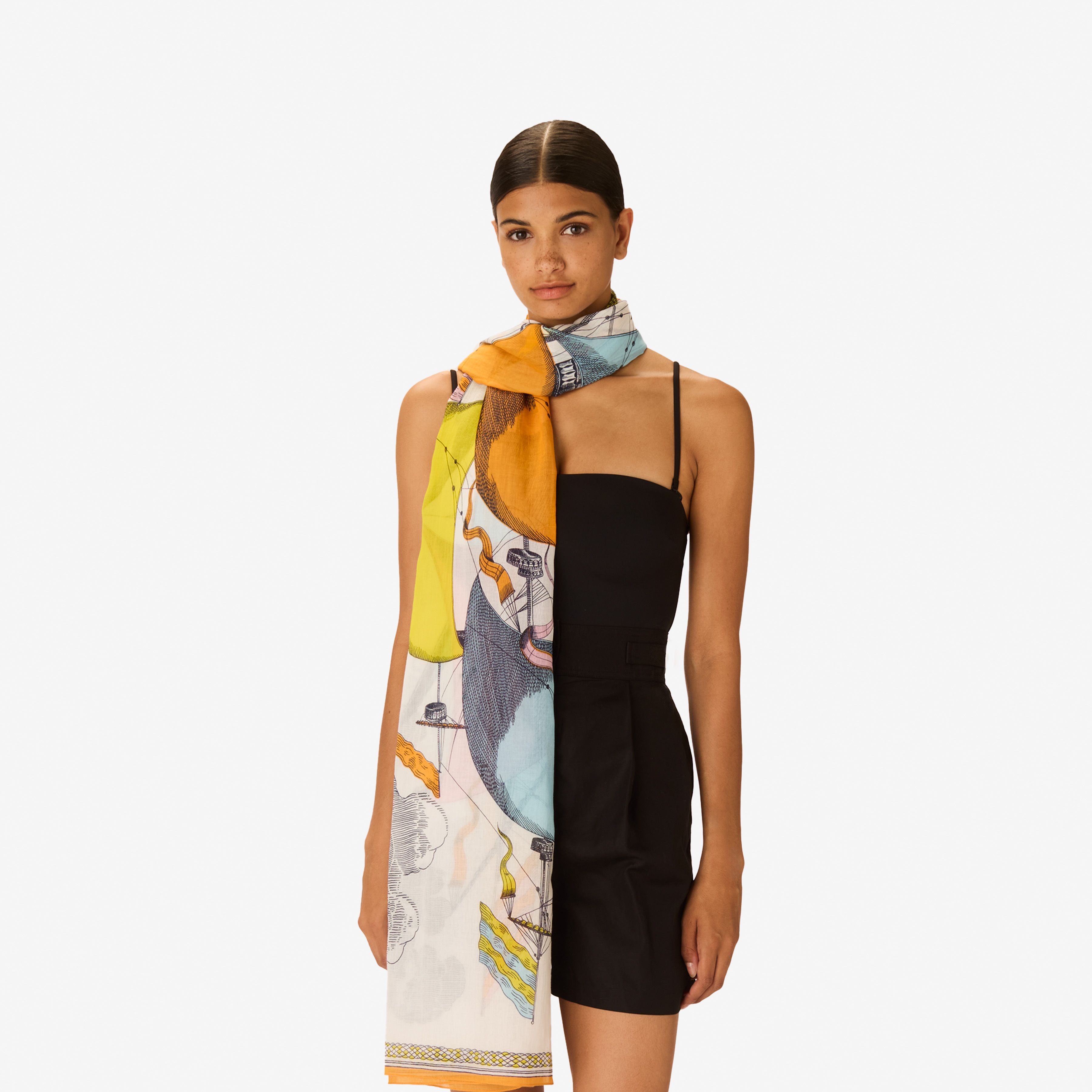 Scarf 100 - Des Rives et des Reves - Multicolor